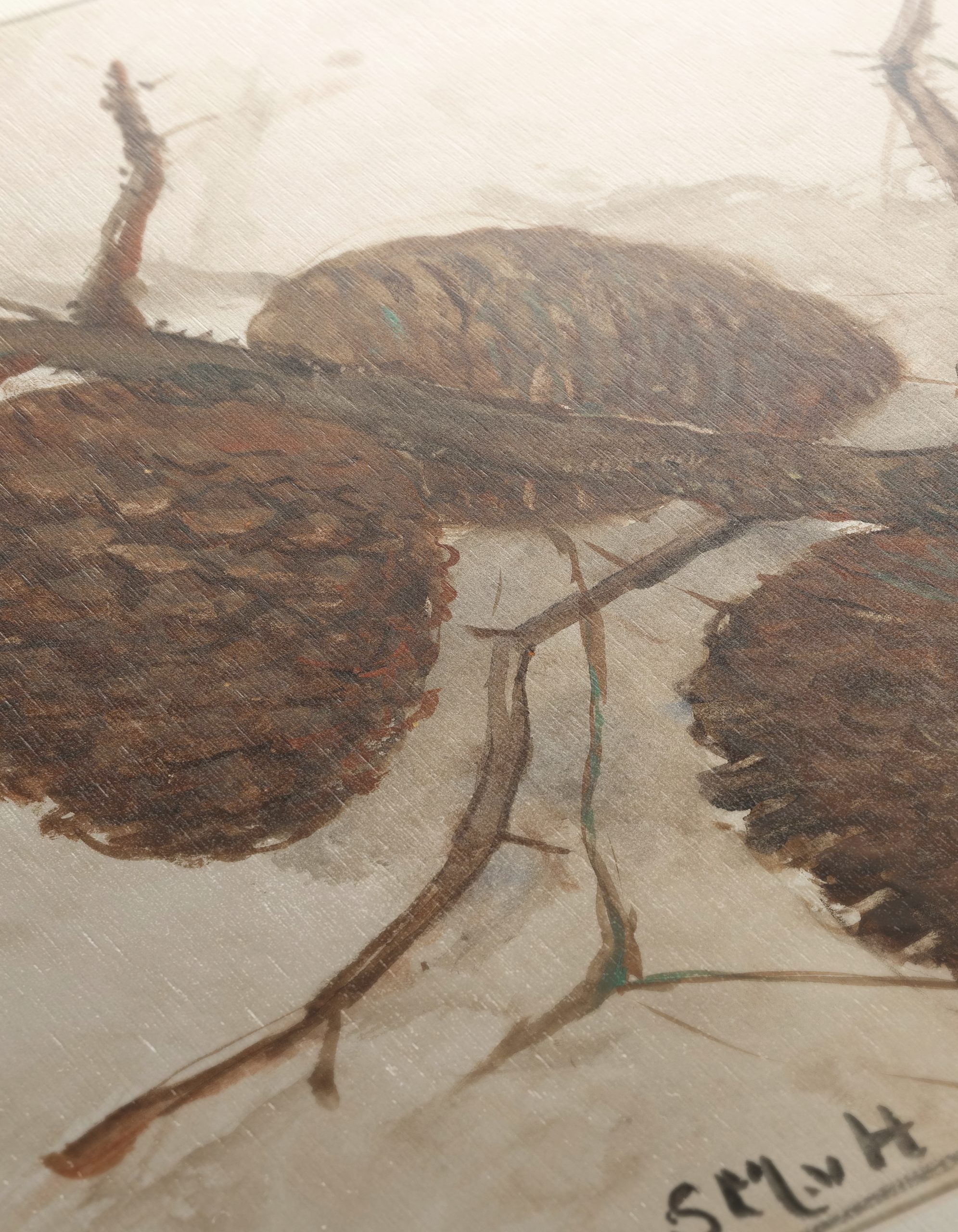 Elegant Botanical Pine Cone Art - Image 12
