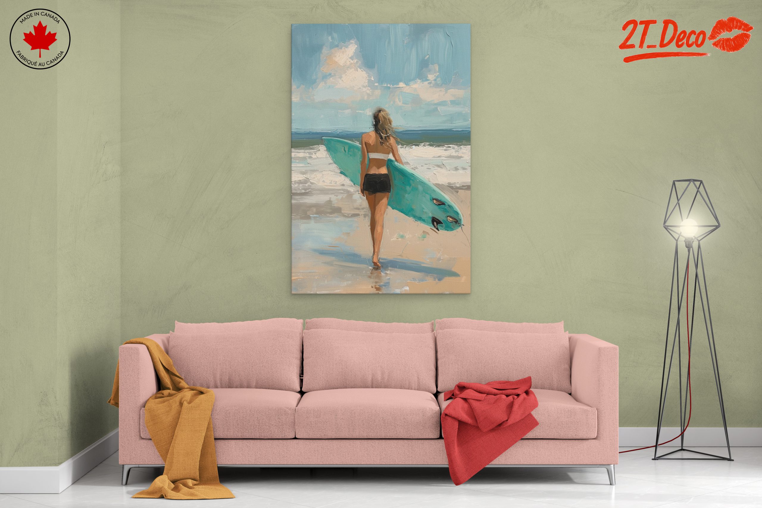 Surfer Walking on the Beach with Surfboard - Image 2