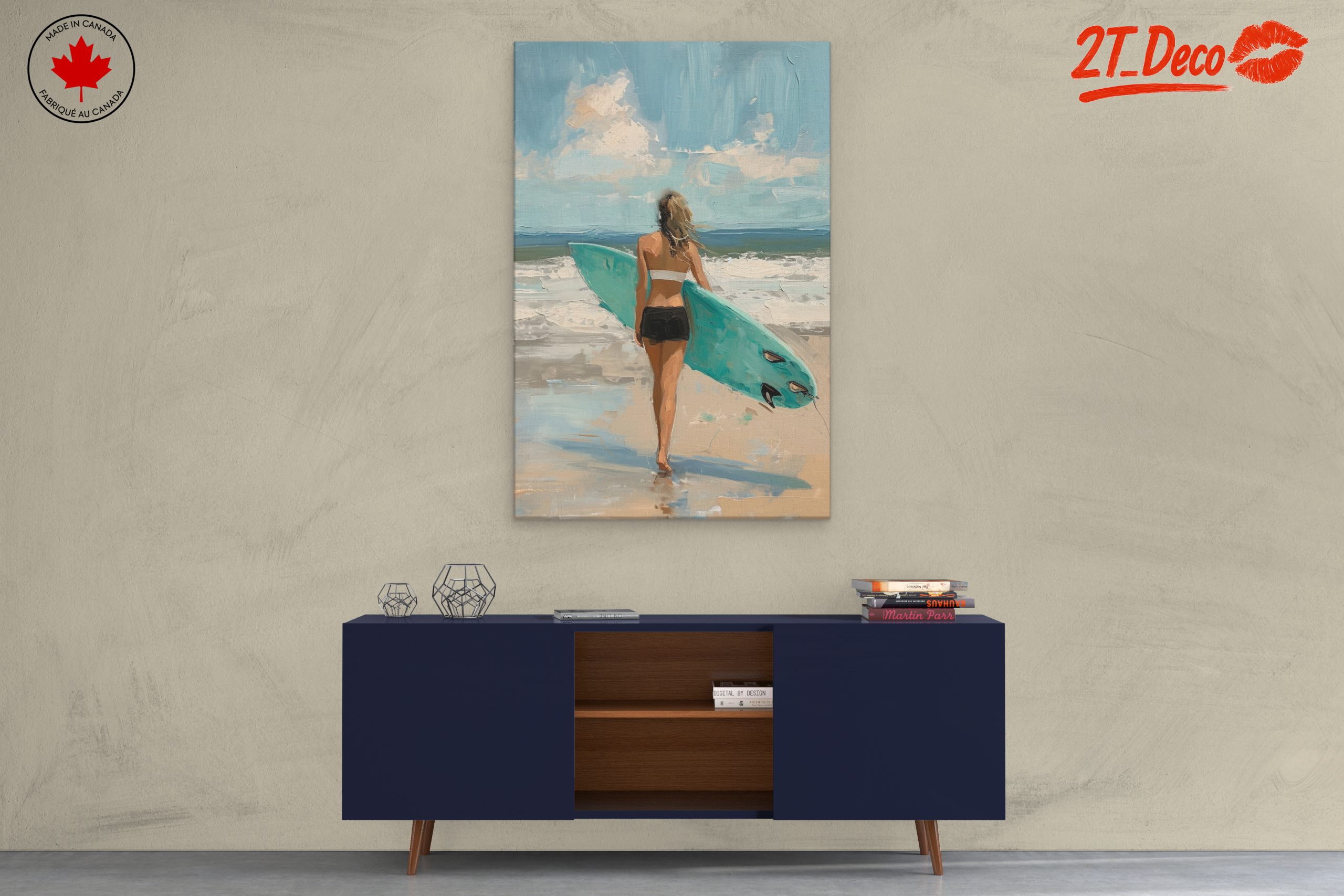 Surfer Walking on the Beach with Surfboard - Image 3