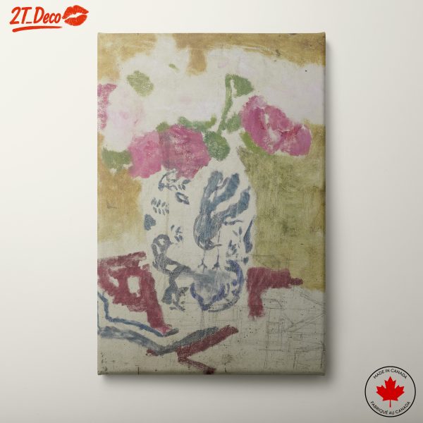 Vibrant Floral Composition with Pink Roses