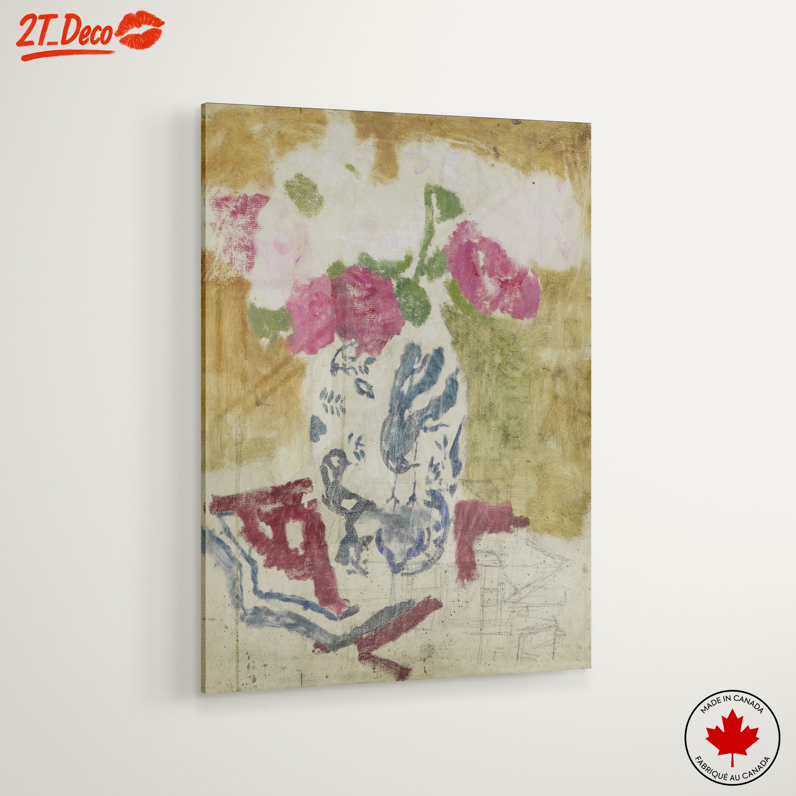 Vibrant Floral Composition with Pink Roses - Image 6
