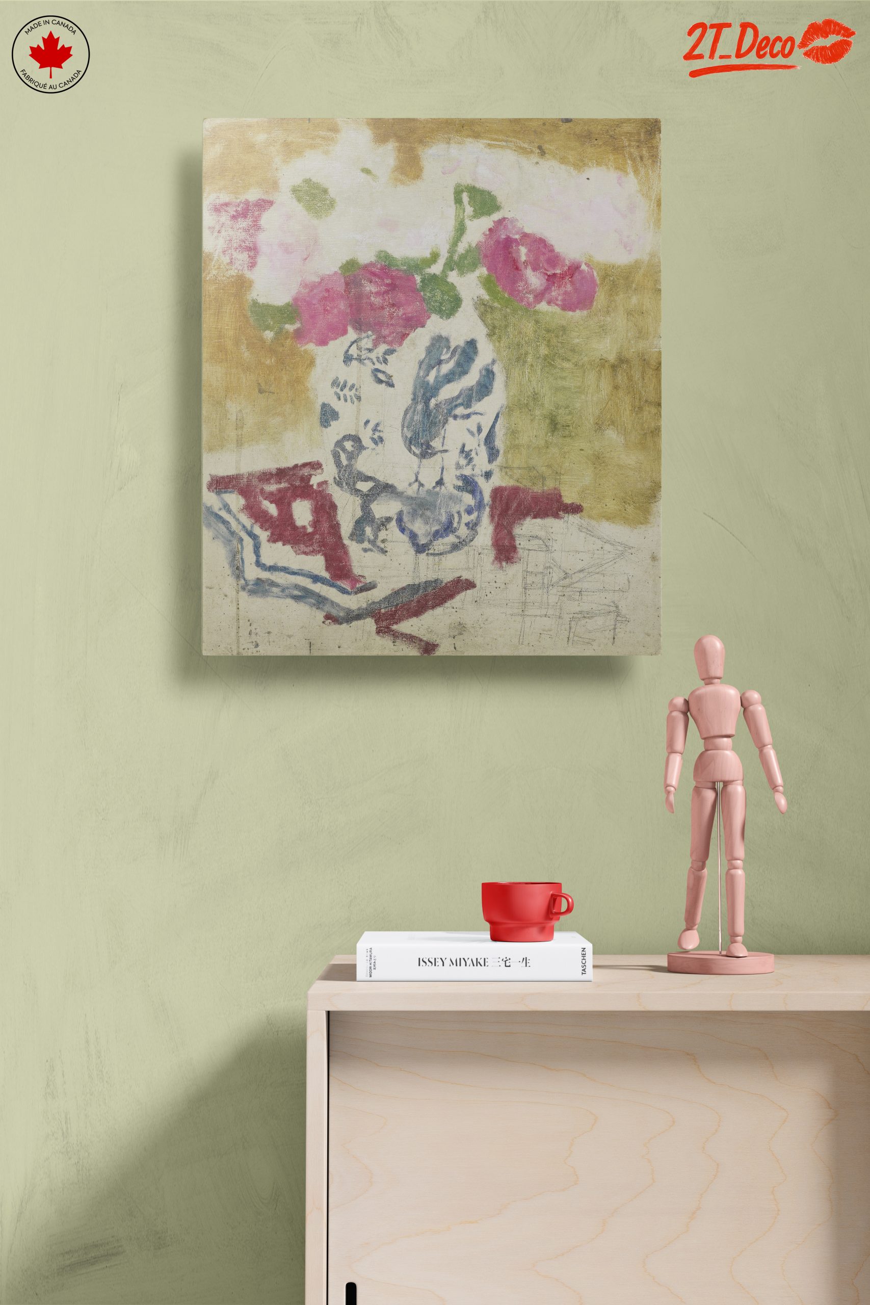 Vibrant Floral Composition with Pink Roses - Image 14