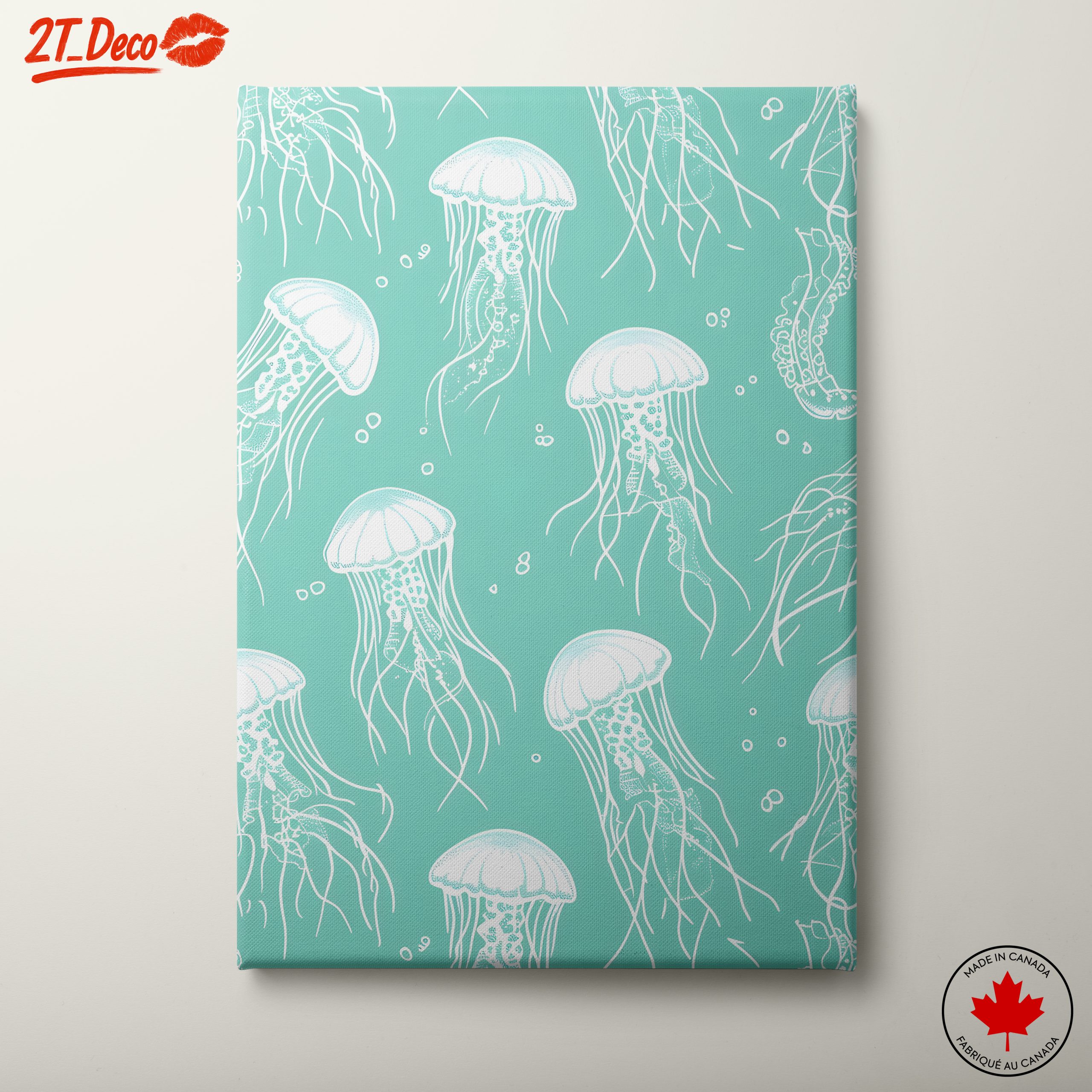 Stylized Jellyfish in Abstract Presentation