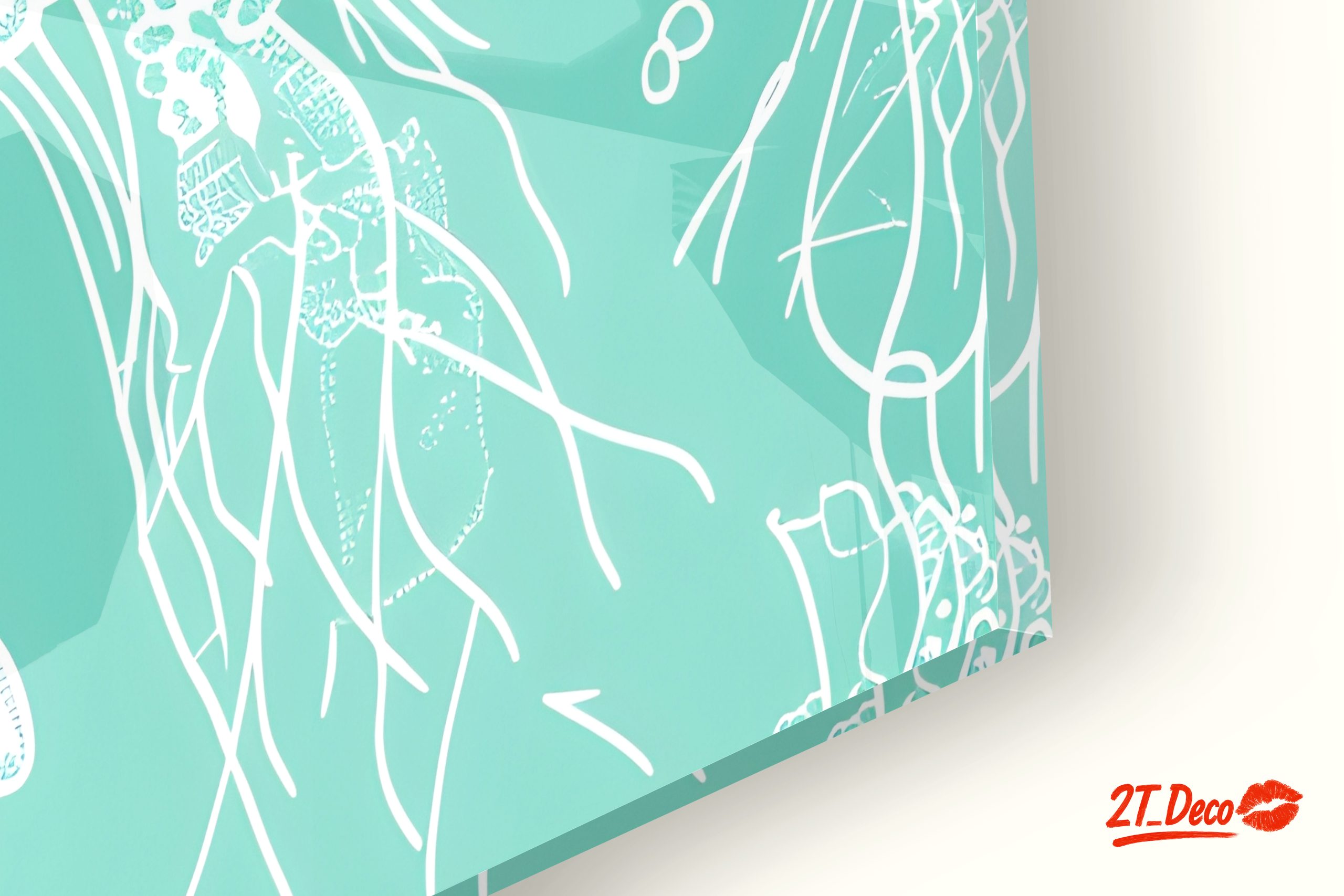Stylized Jellyfish in Abstract Presentation - Image 9