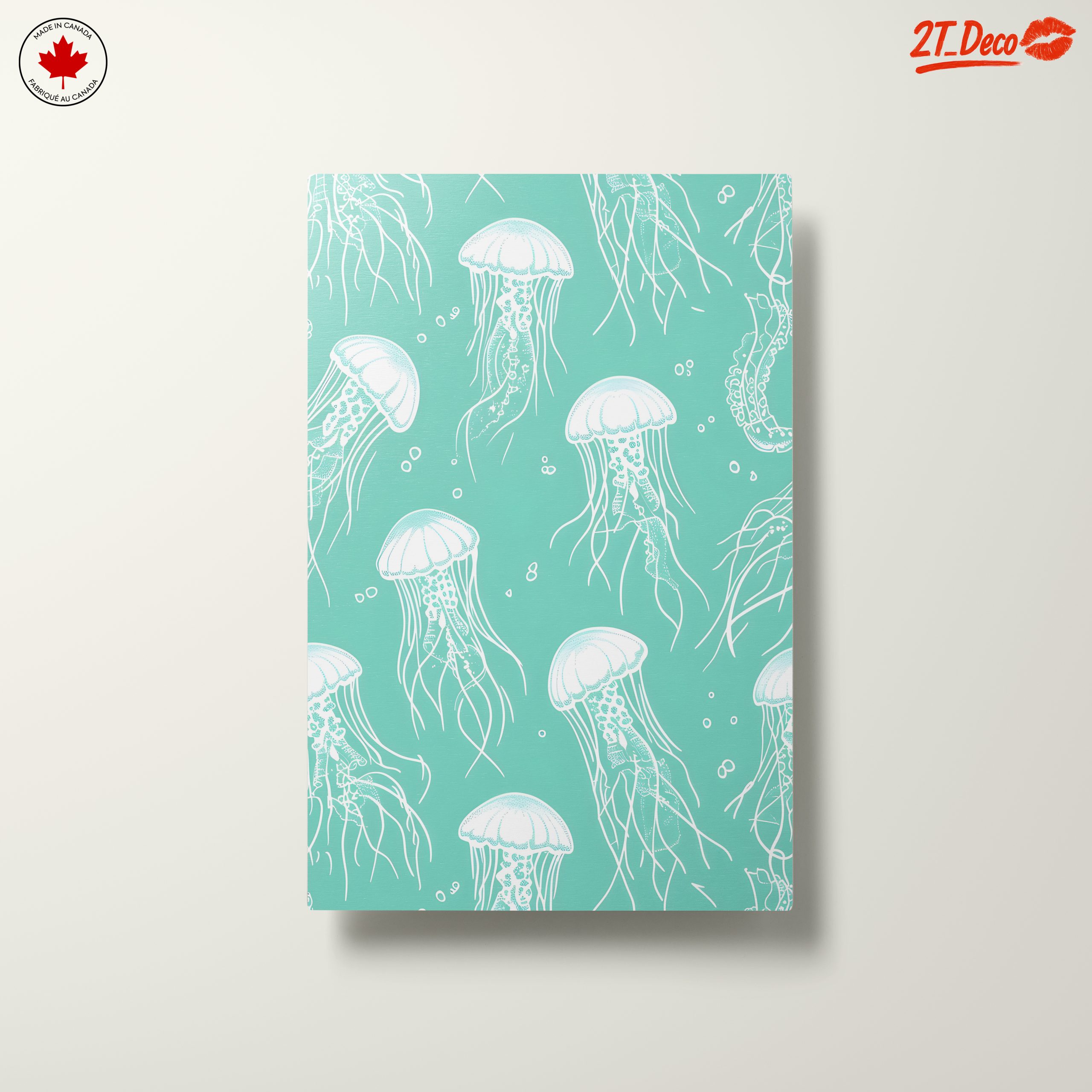 Stylized Jellyfish in Abstract Presentation - Image 10