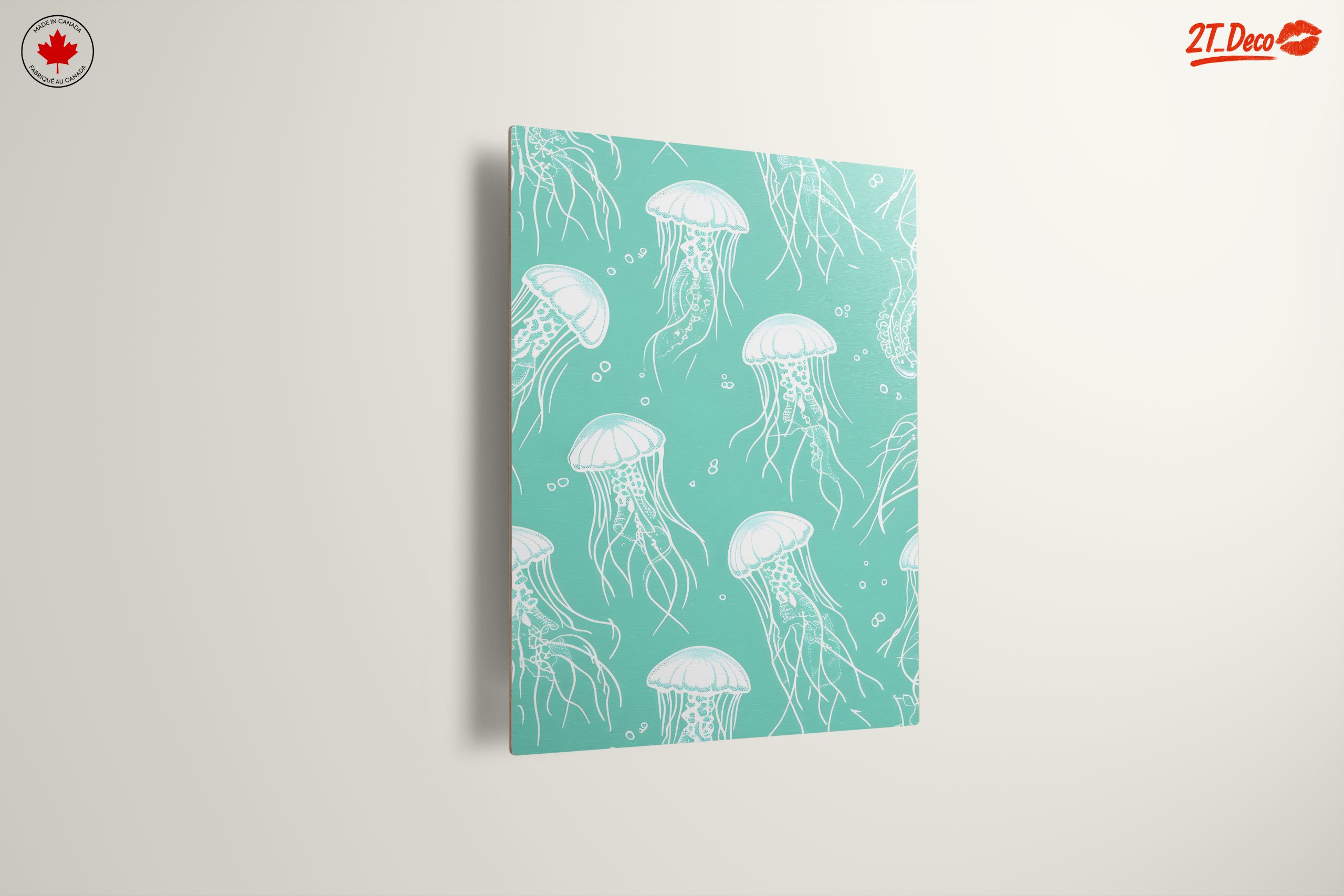 Stylized Jellyfish in Abstract Presentation - Image 13