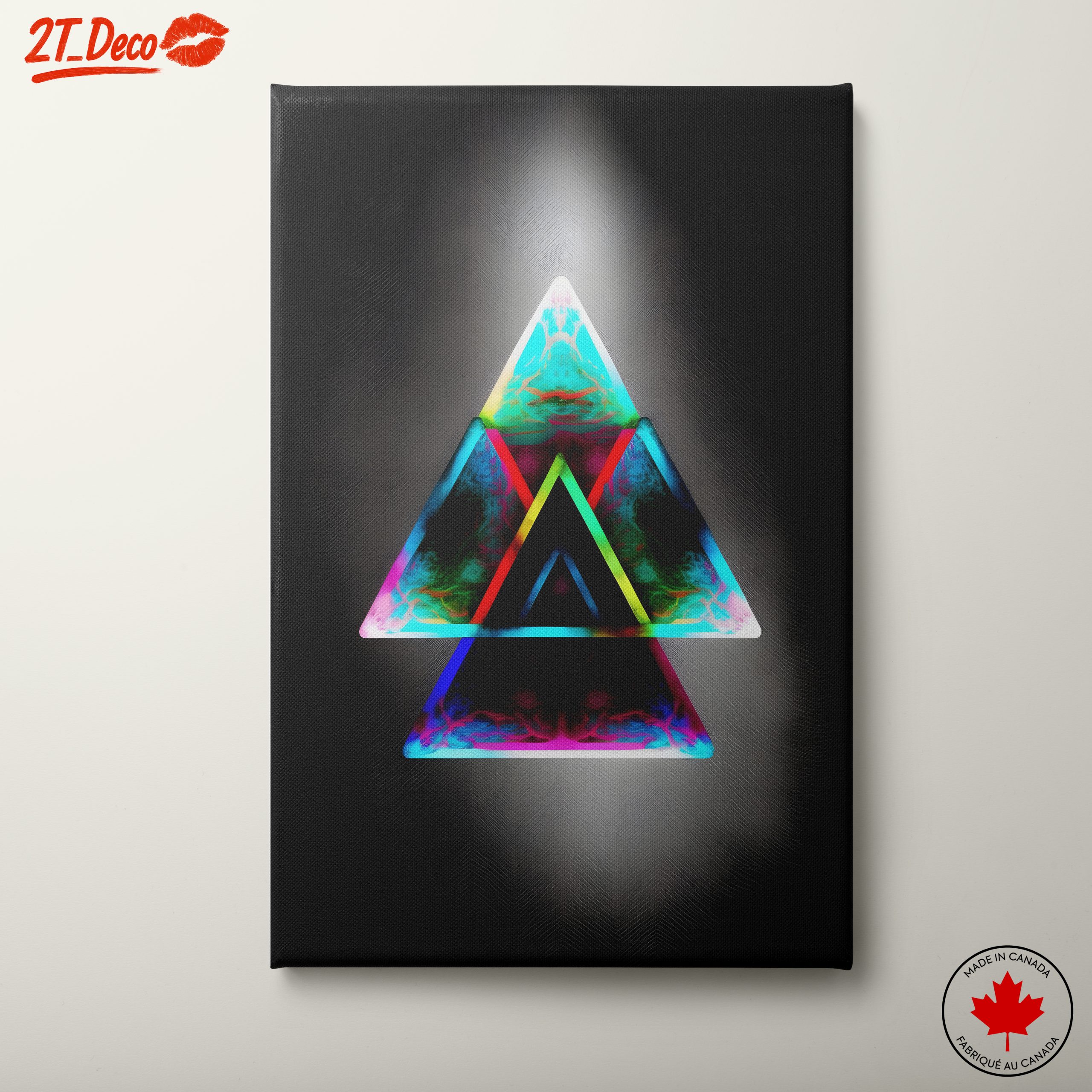 Vibrant Geometric Abstract Artwork 12