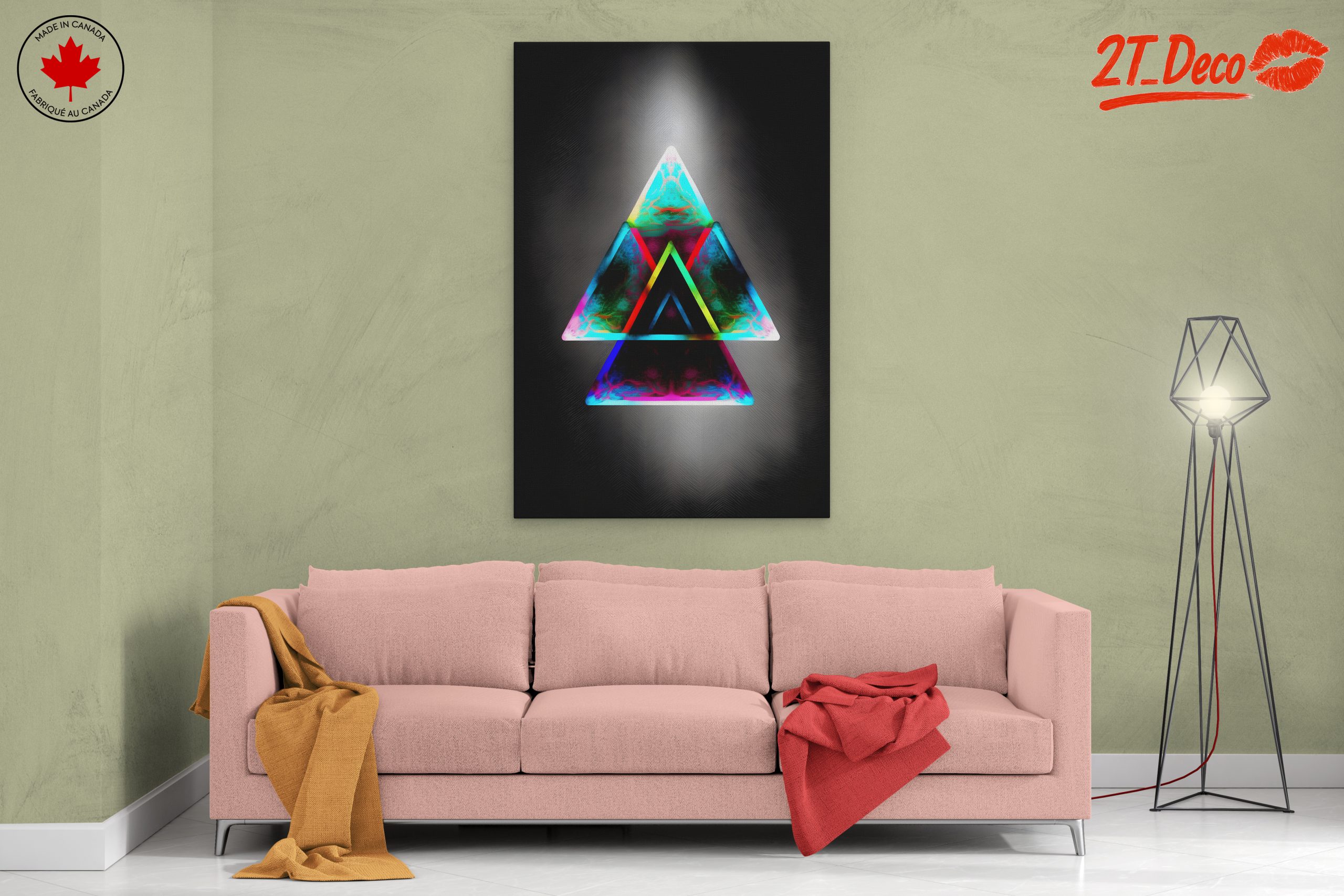 Vibrant Geometric Abstract Artwork 12 - Image 2