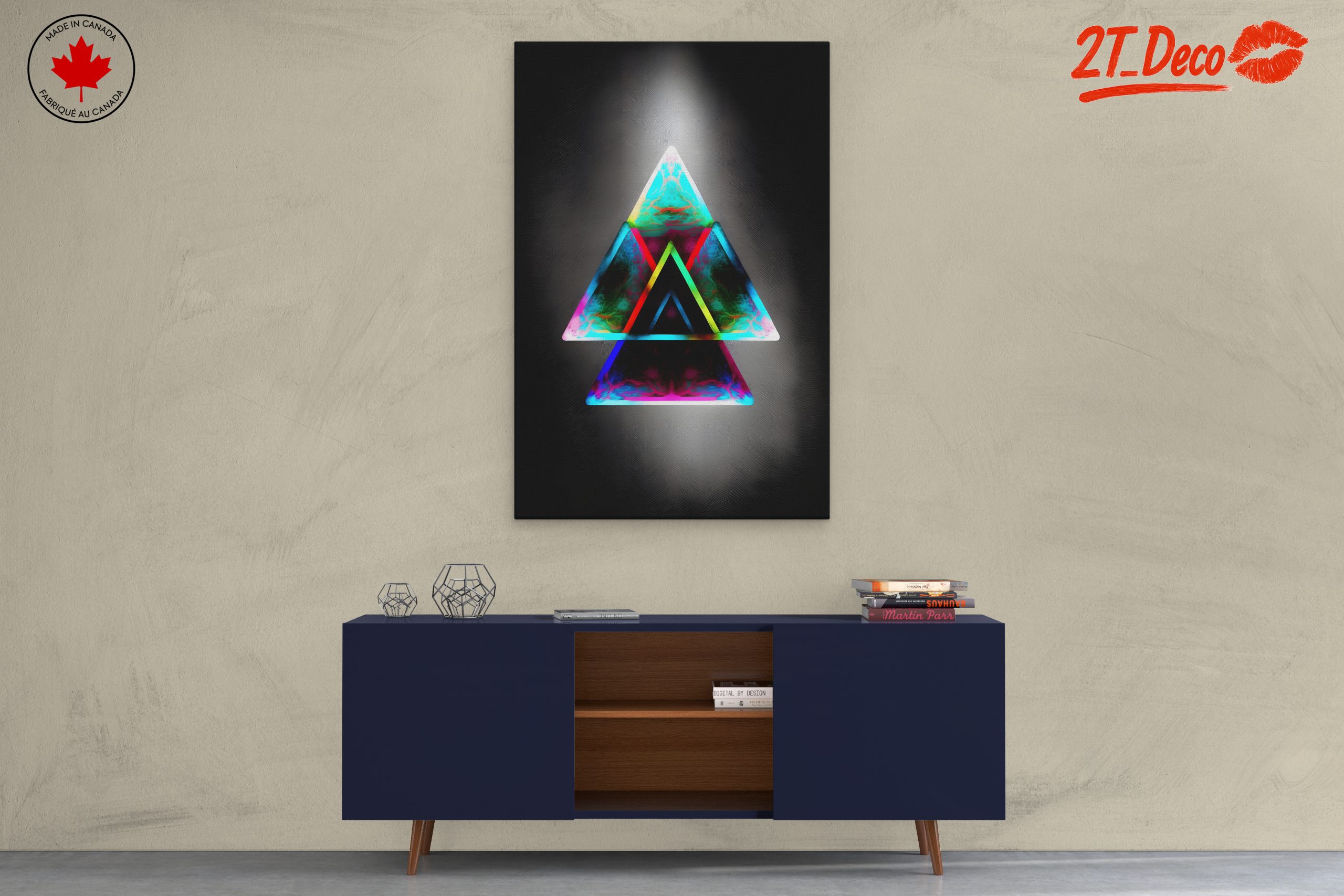 Vibrant Geometric Abstract Artwork 12 - Image 3