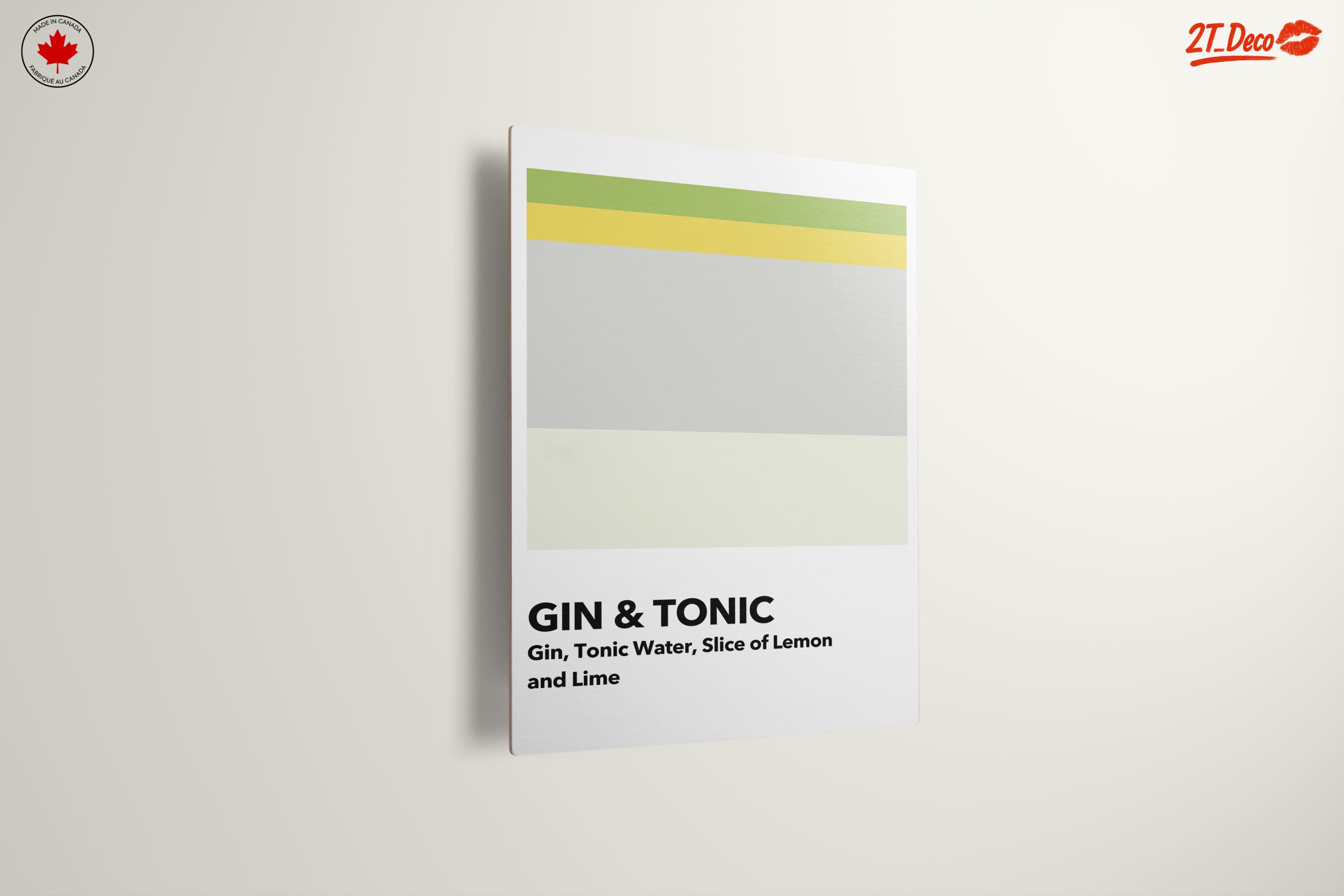Gin and Tonic Minimalist Art - Image 13