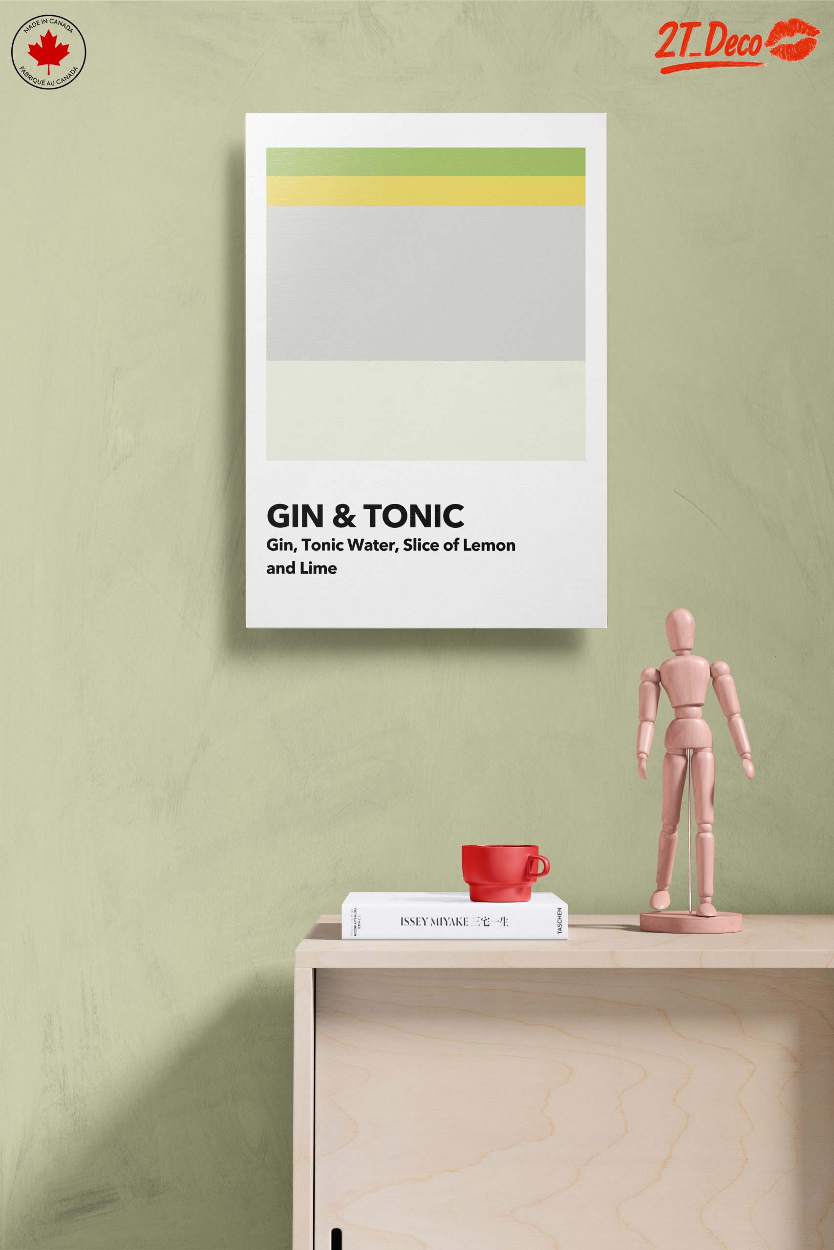 Gin and Tonic Minimalist Art - Image 14