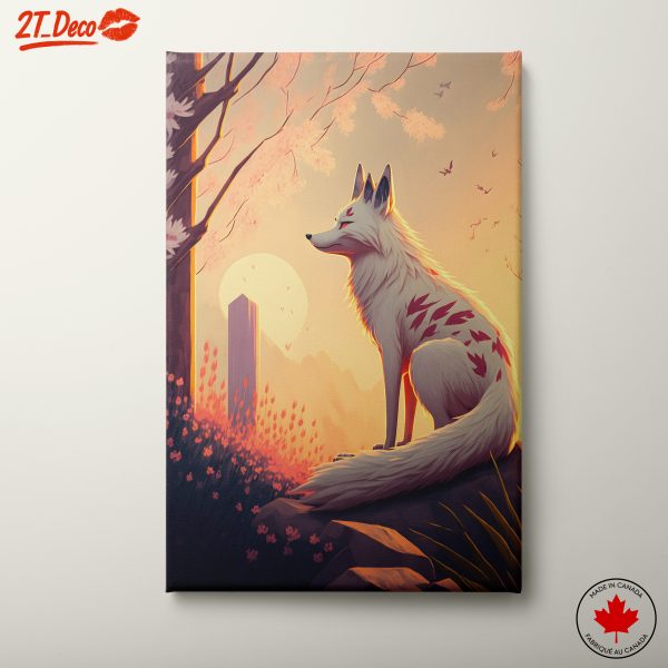 Fantasy Fox Character in Serene Landscape