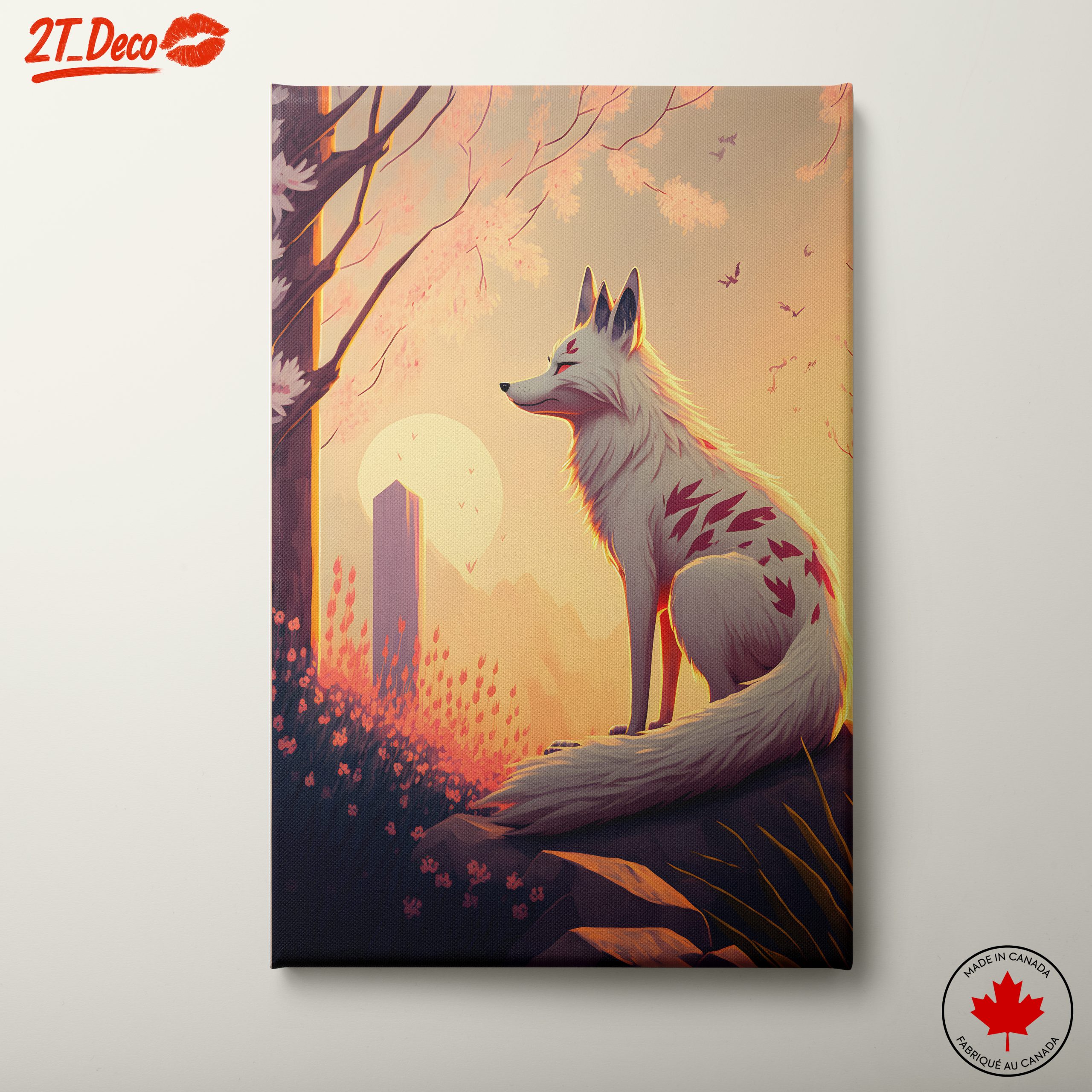 Fantasy Fox Character in Serene Landscape