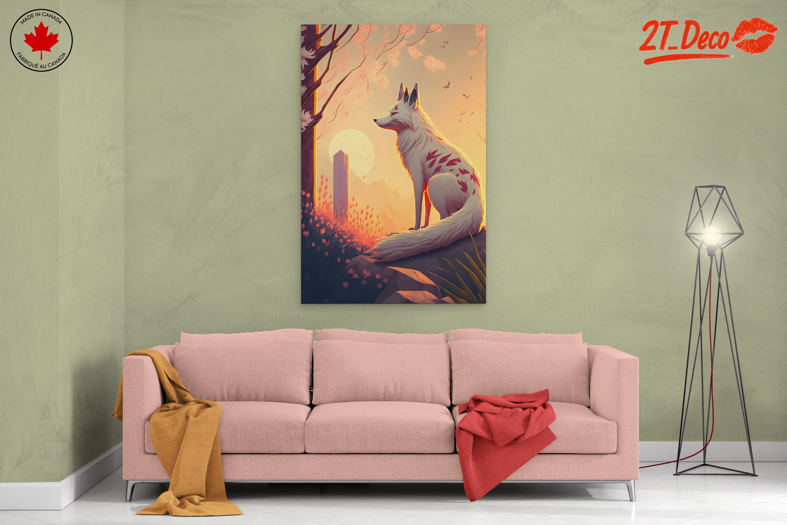 Fantasy Fox Character in Serene Landscape - Image 2