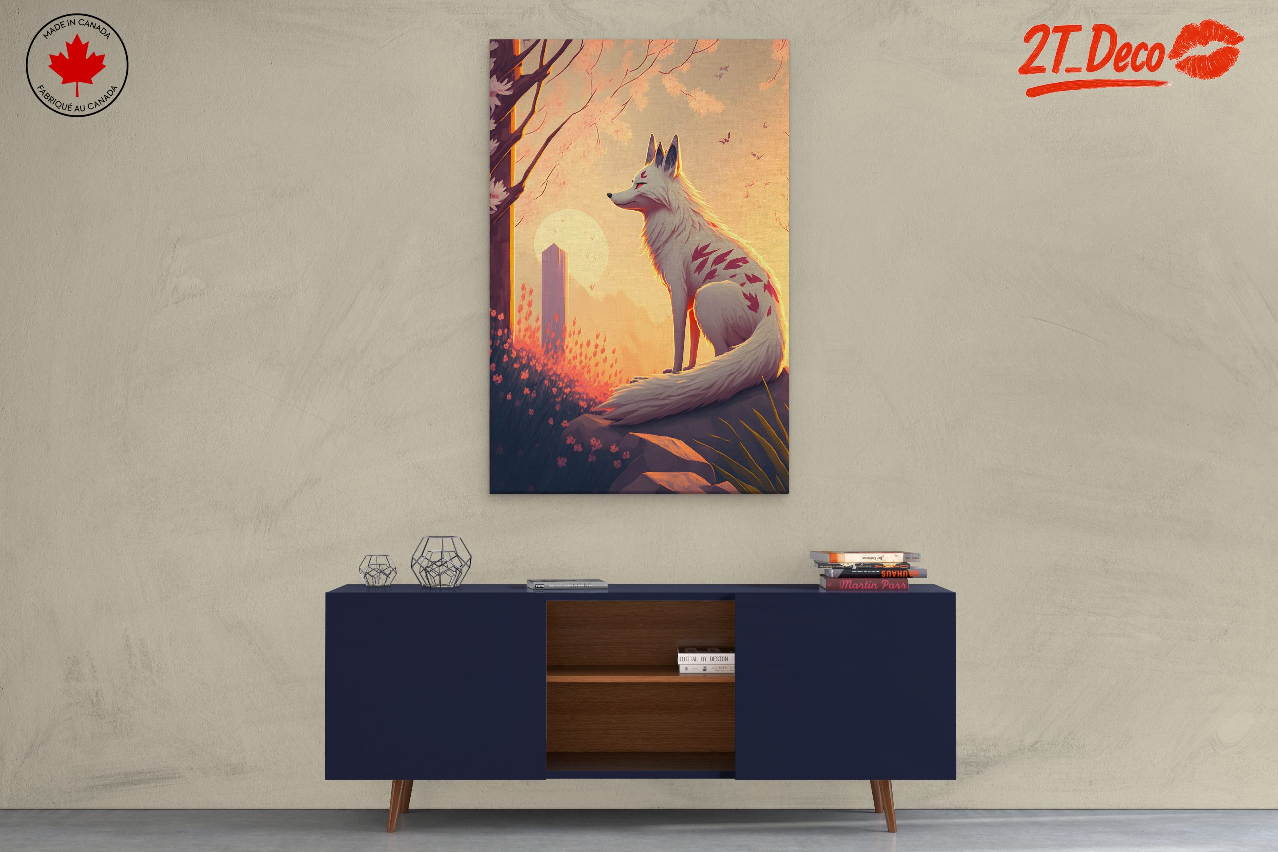 Fantasy Fox Character in Serene Landscape - Image 3