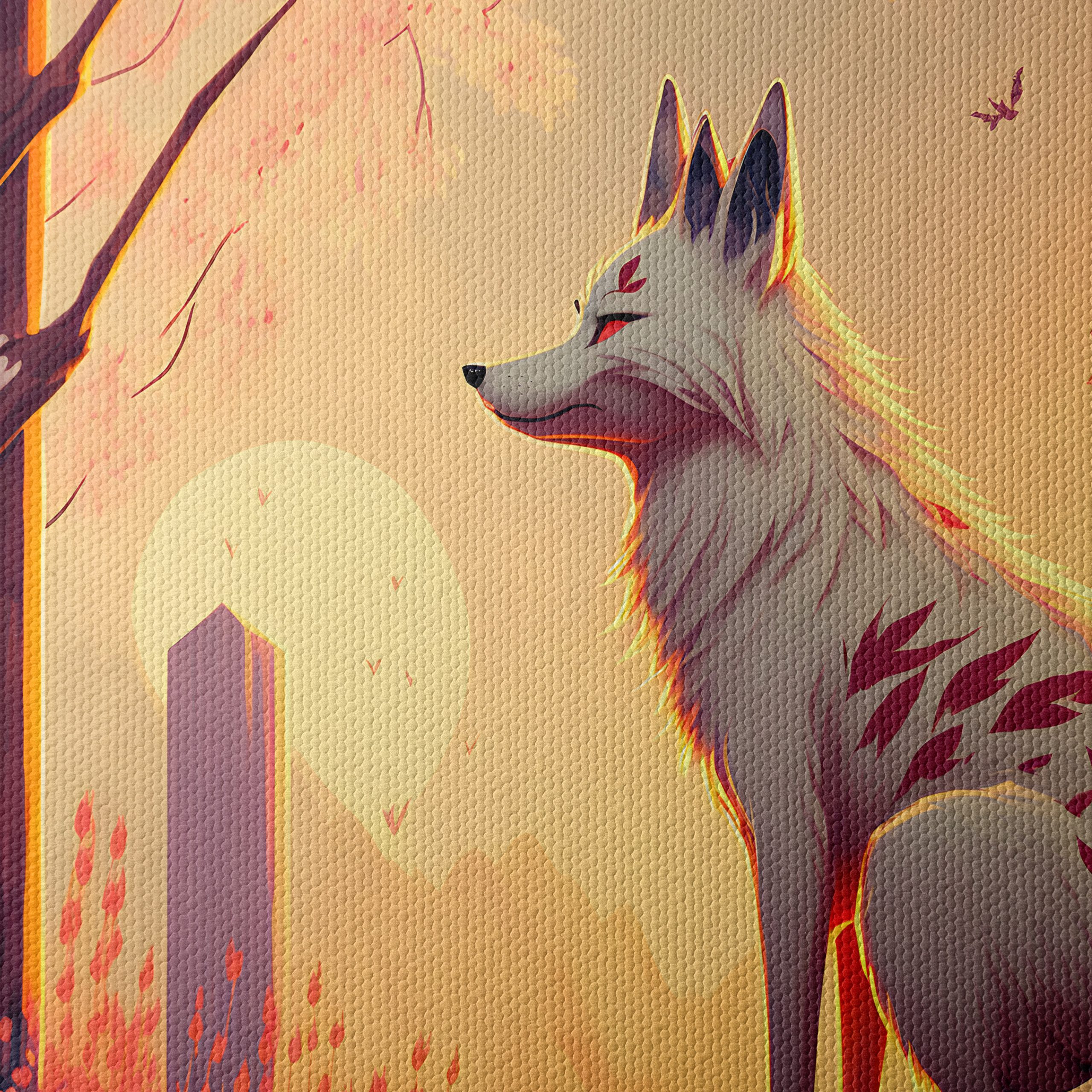 Fantasy Fox Character in Serene Landscape - Image 4