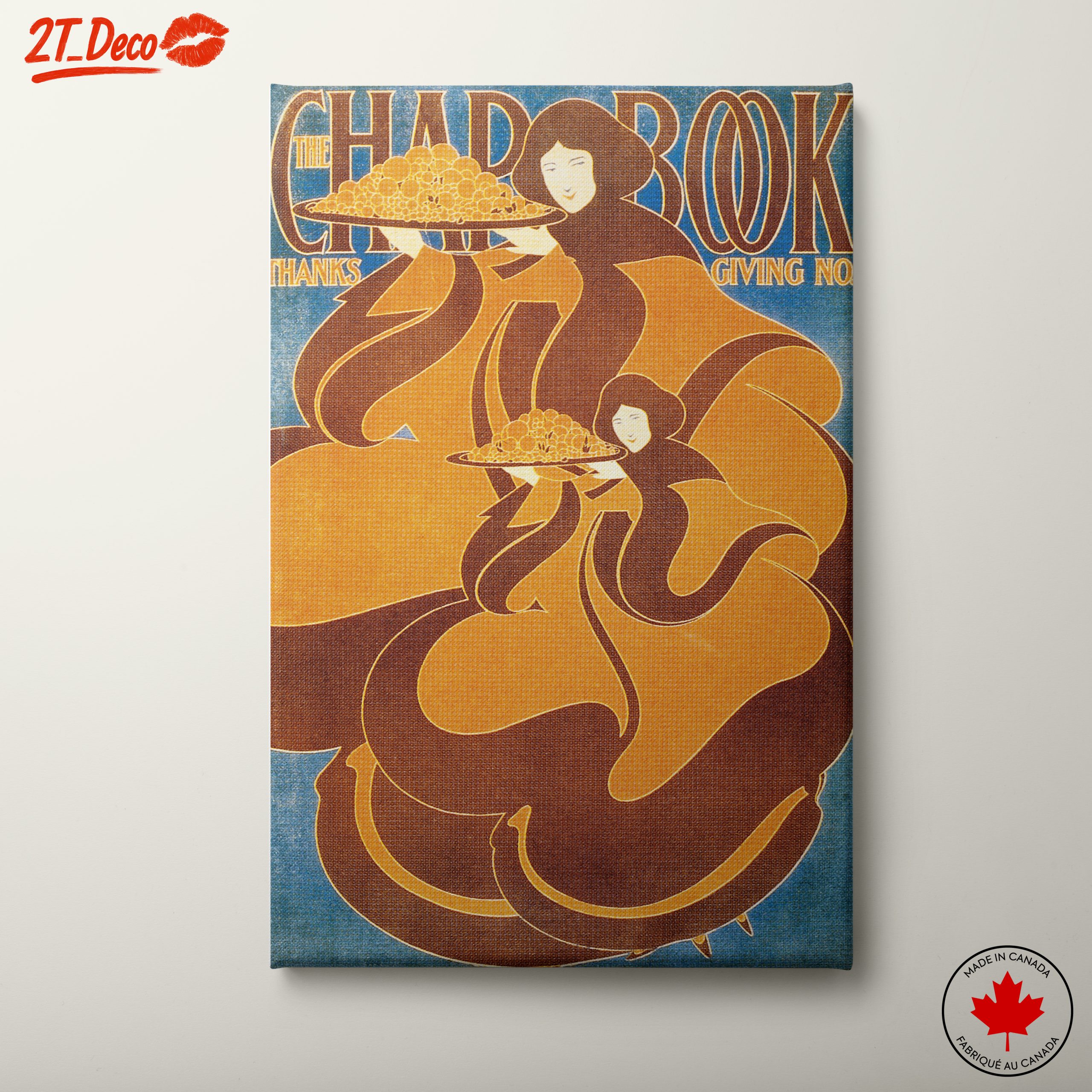 Art Nouveau Poster with Organic Forms