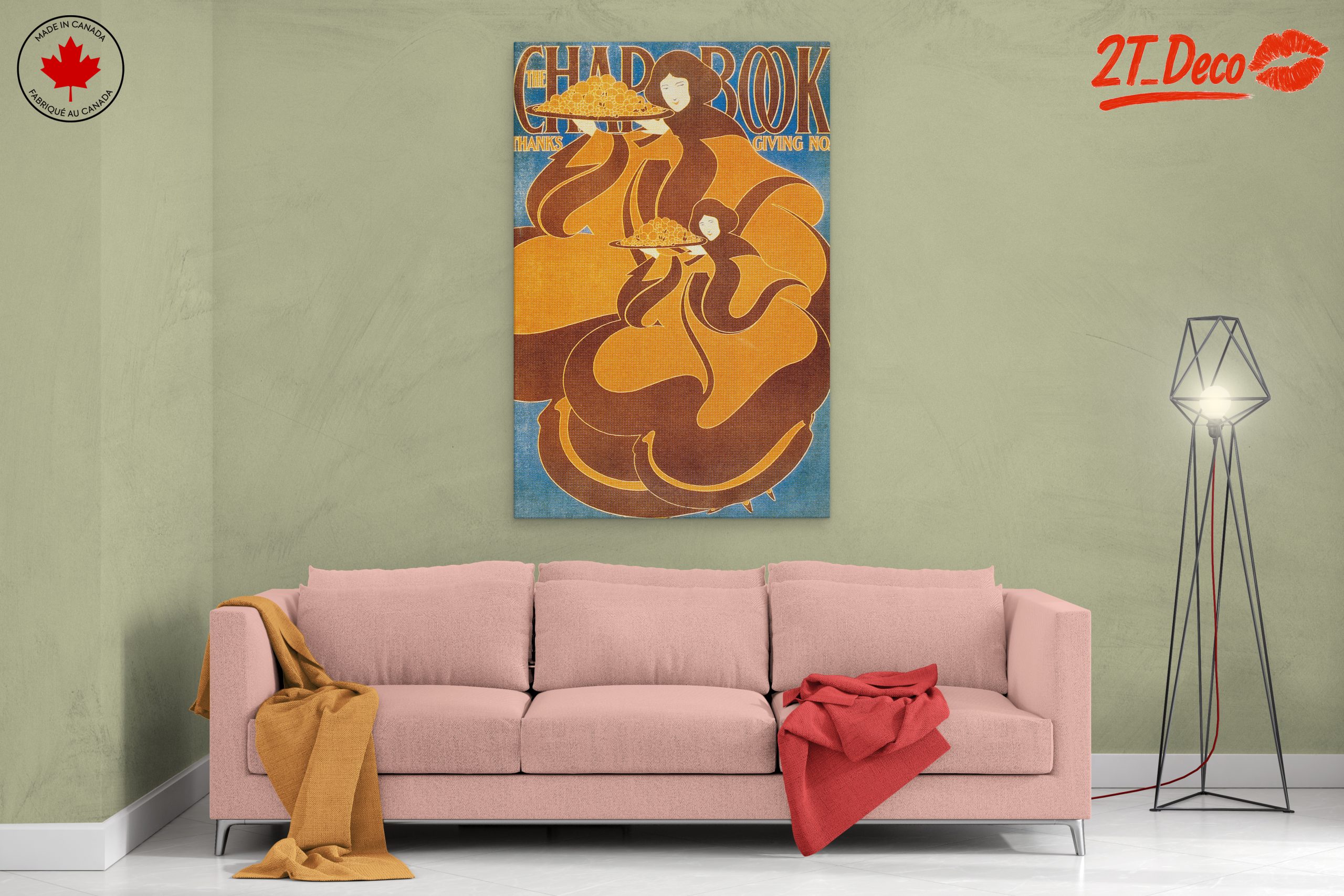Art Nouveau Poster with Organic Forms - Image 2