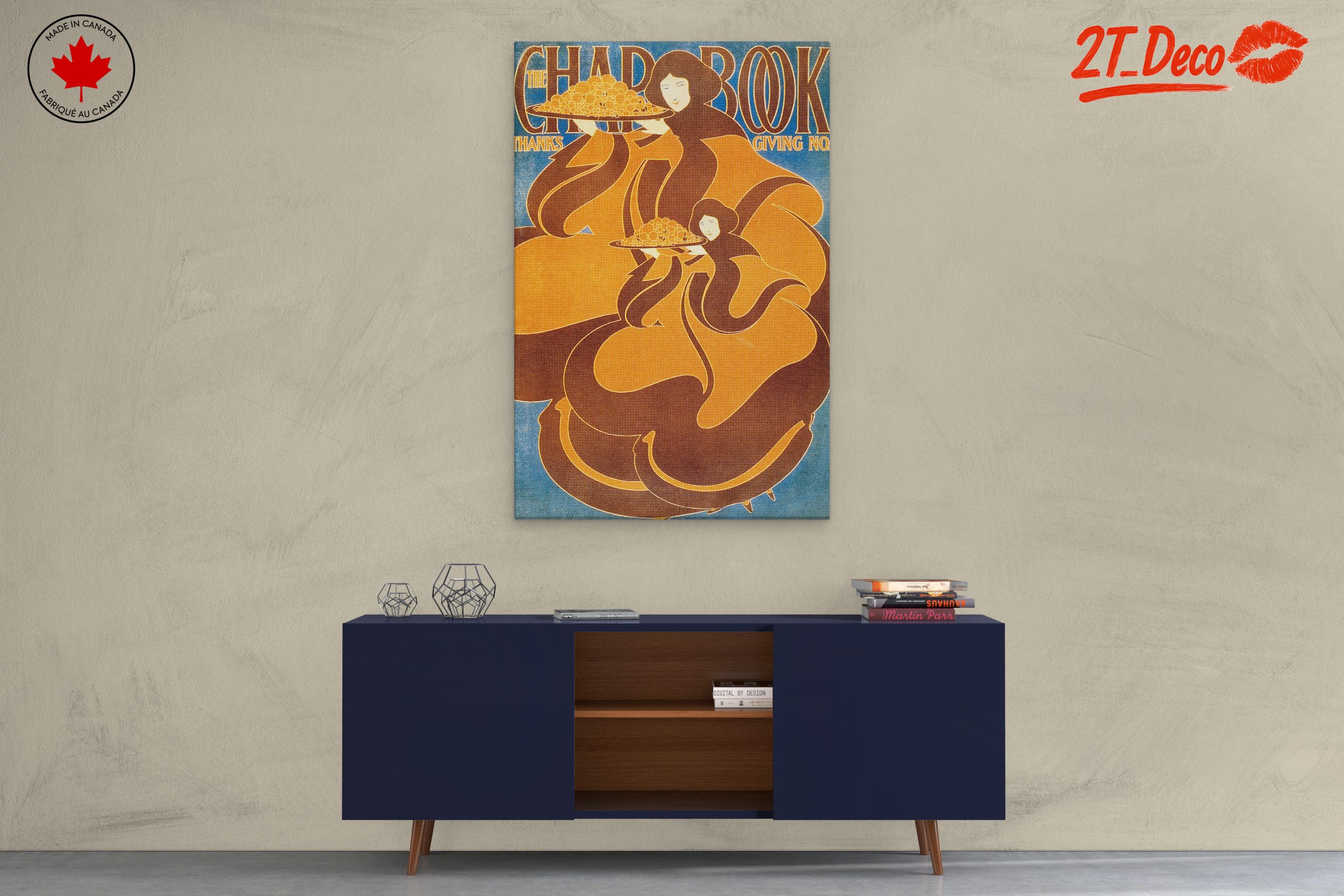 Art Nouveau Poster with Organic Forms - Image 3