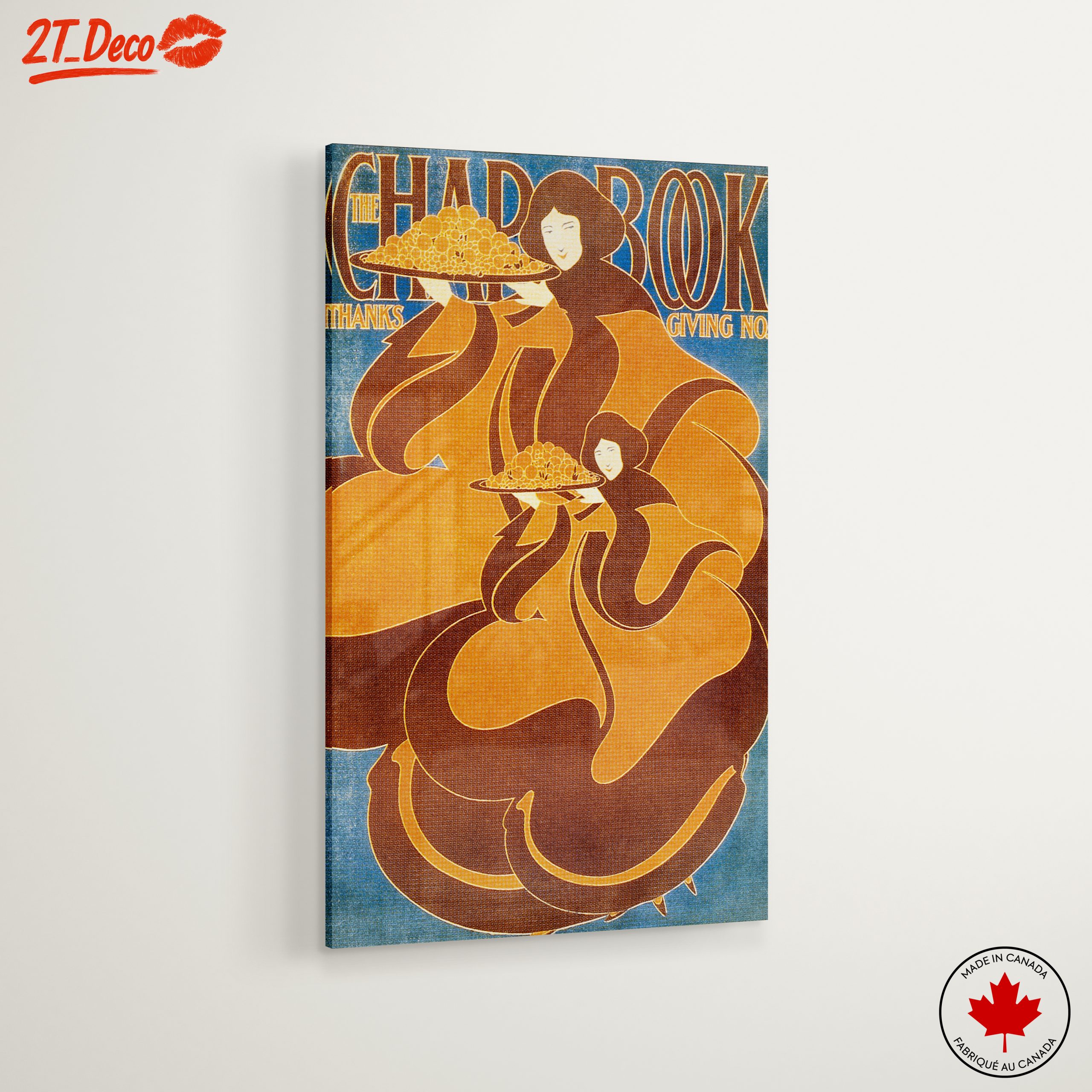 Art Nouveau Poster with Organic Forms - Image 6