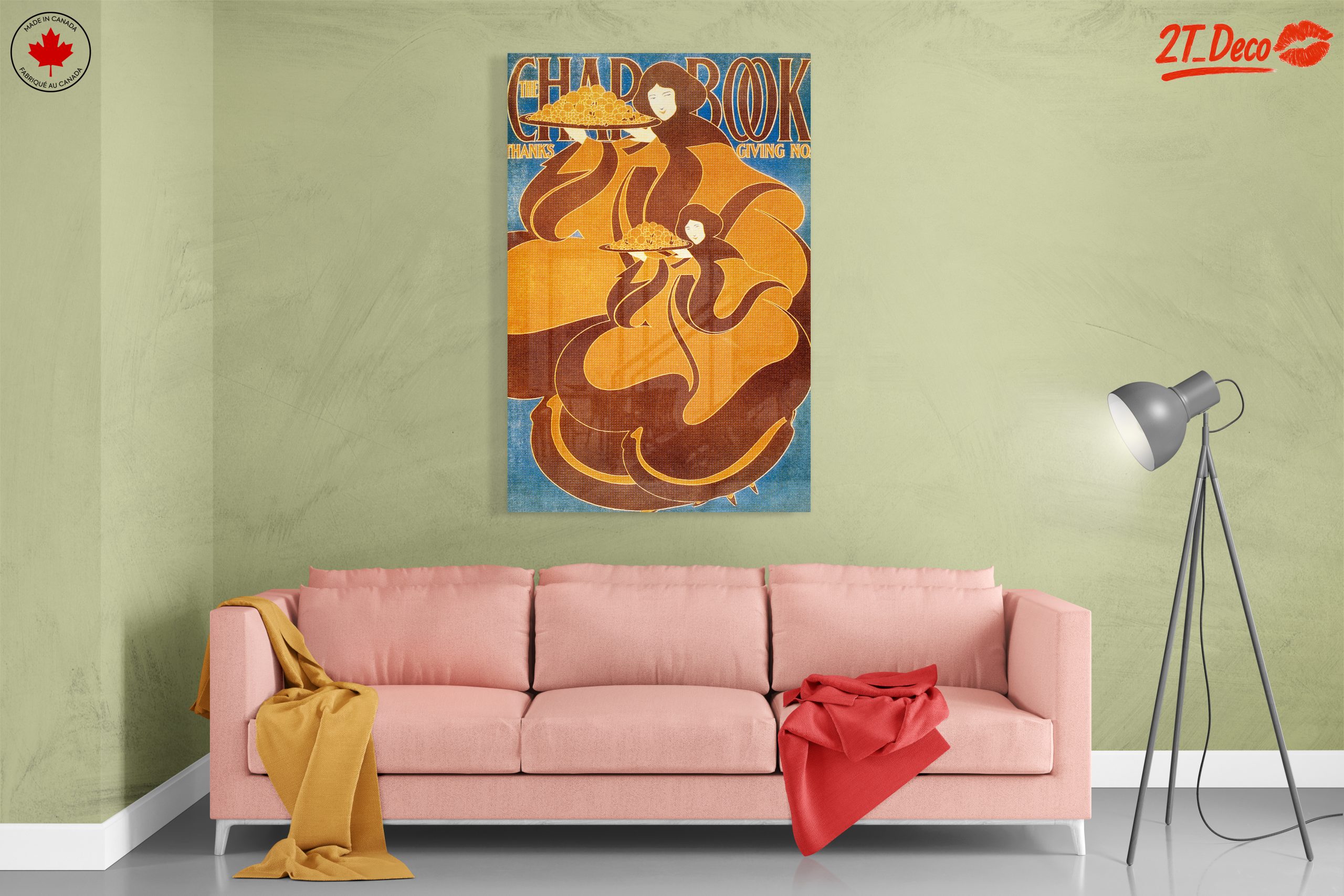 Art Nouveau Poster with Organic Forms - Image 7