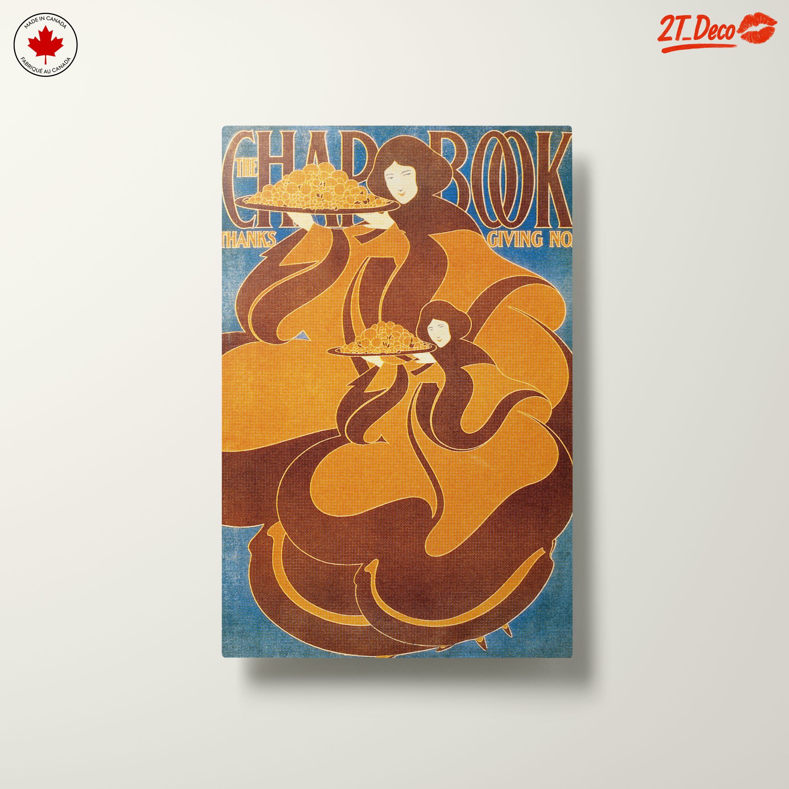 Art Nouveau Poster with Organic Forms - Image 10