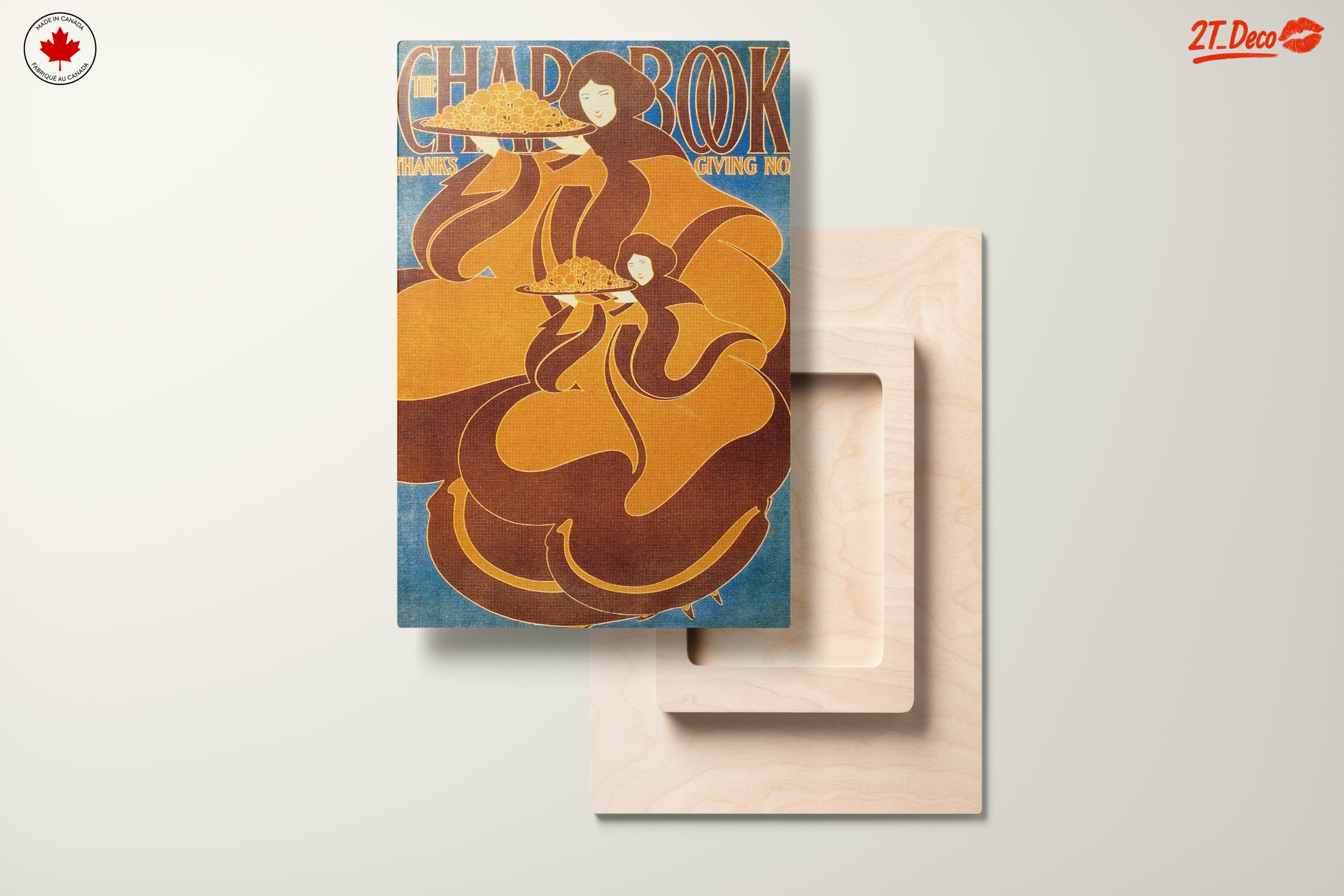 Art Nouveau Poster with Organic Forms - Image 11