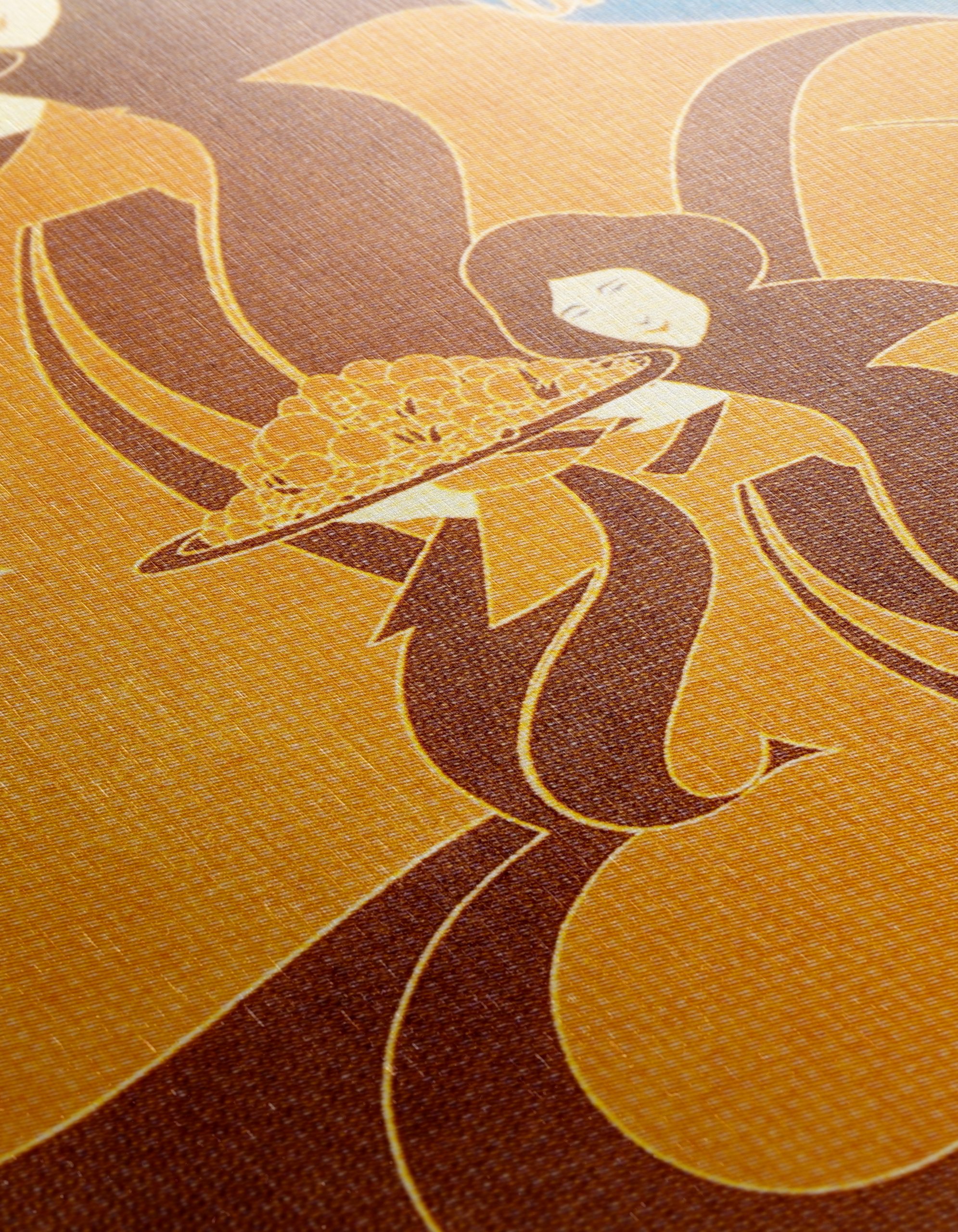 Art Nouveau Poster with Organic Forms - Image 12
