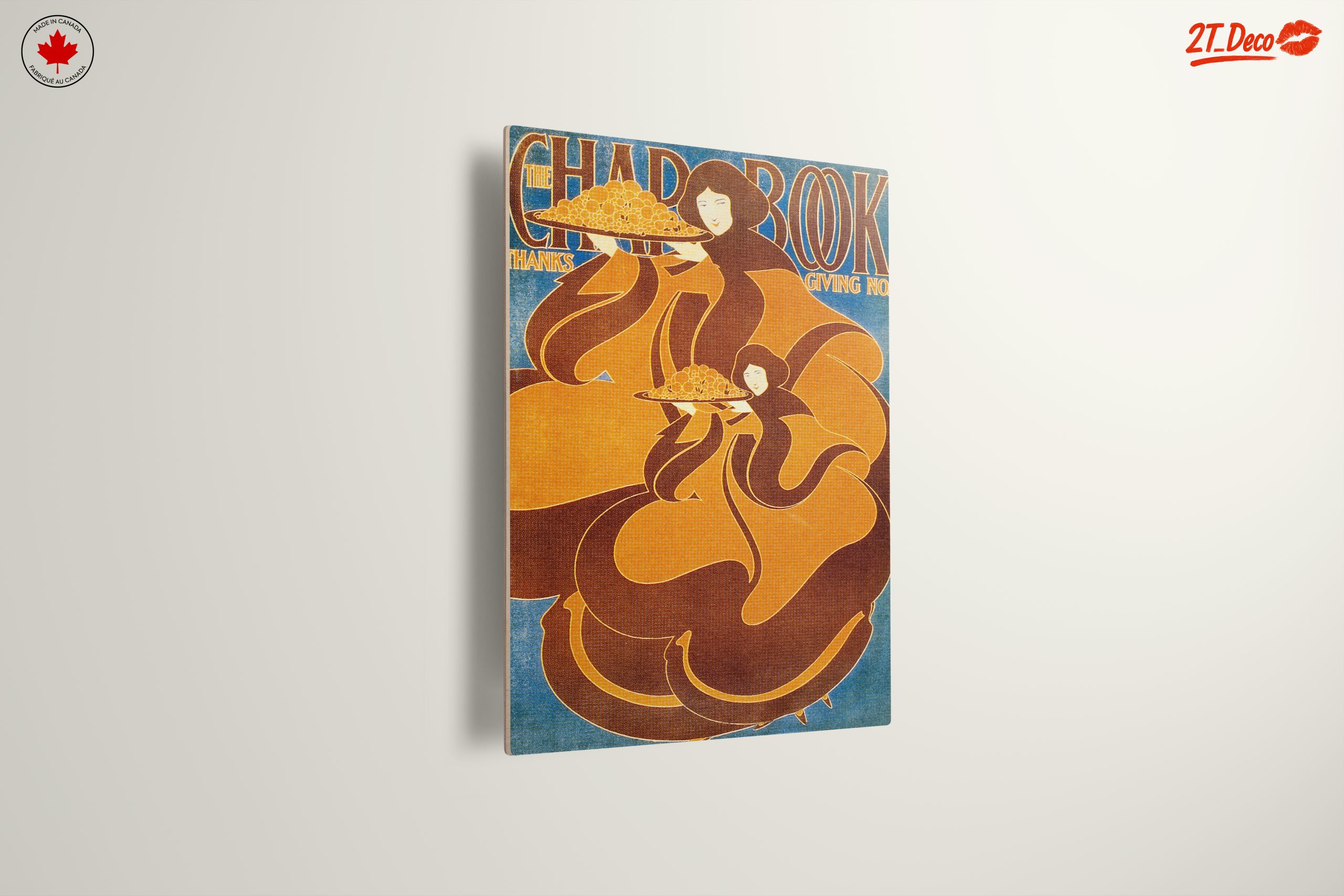 Art Nouveau Poster with Organic Forms - Image 13