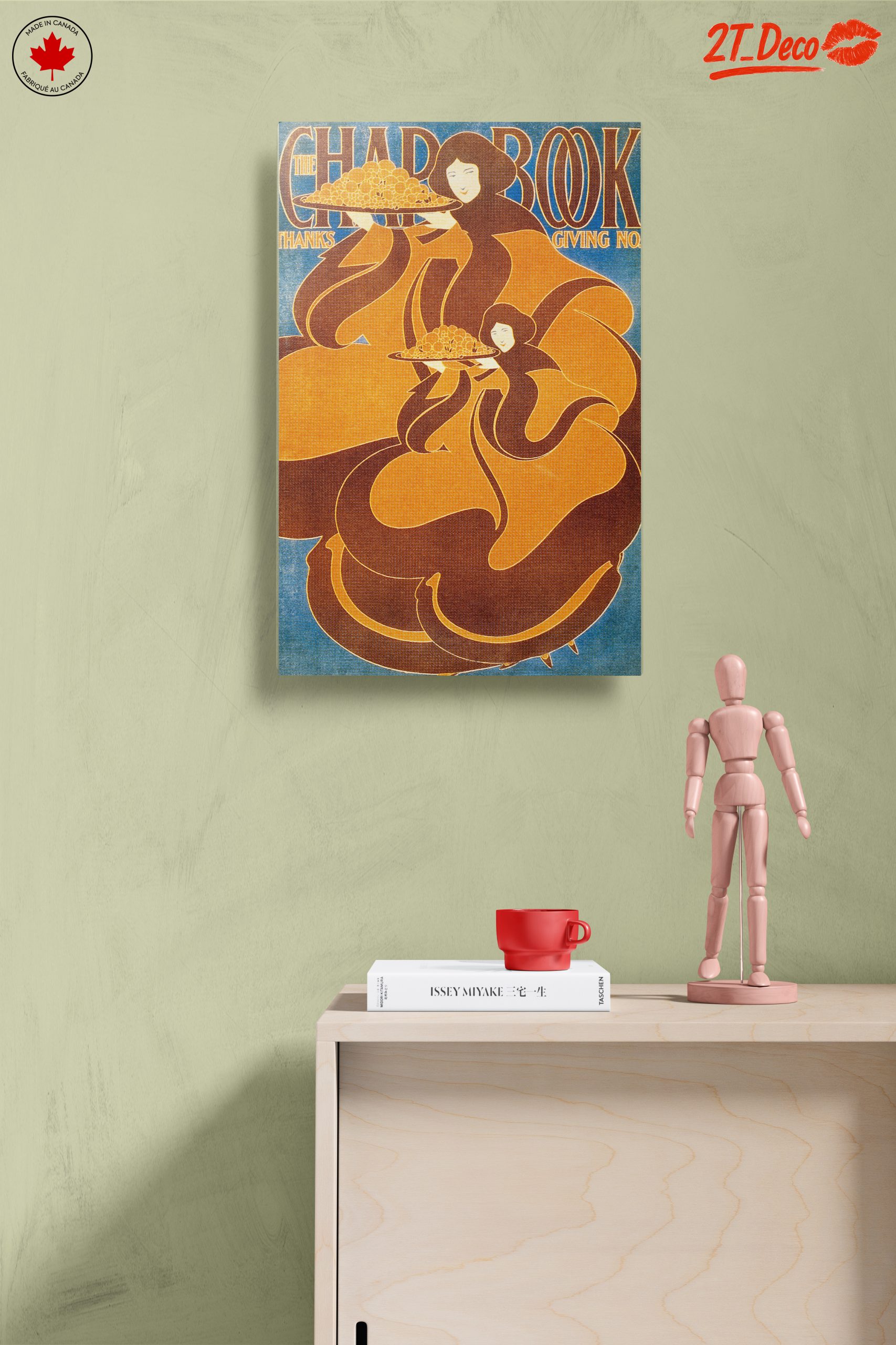 Art Nouveau Poster with Organic Forms - Image 14