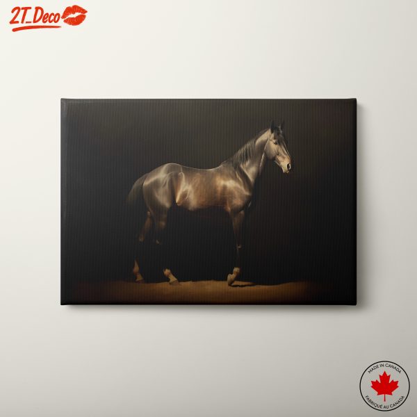 Majestic Horse in Elegant Lighting Art