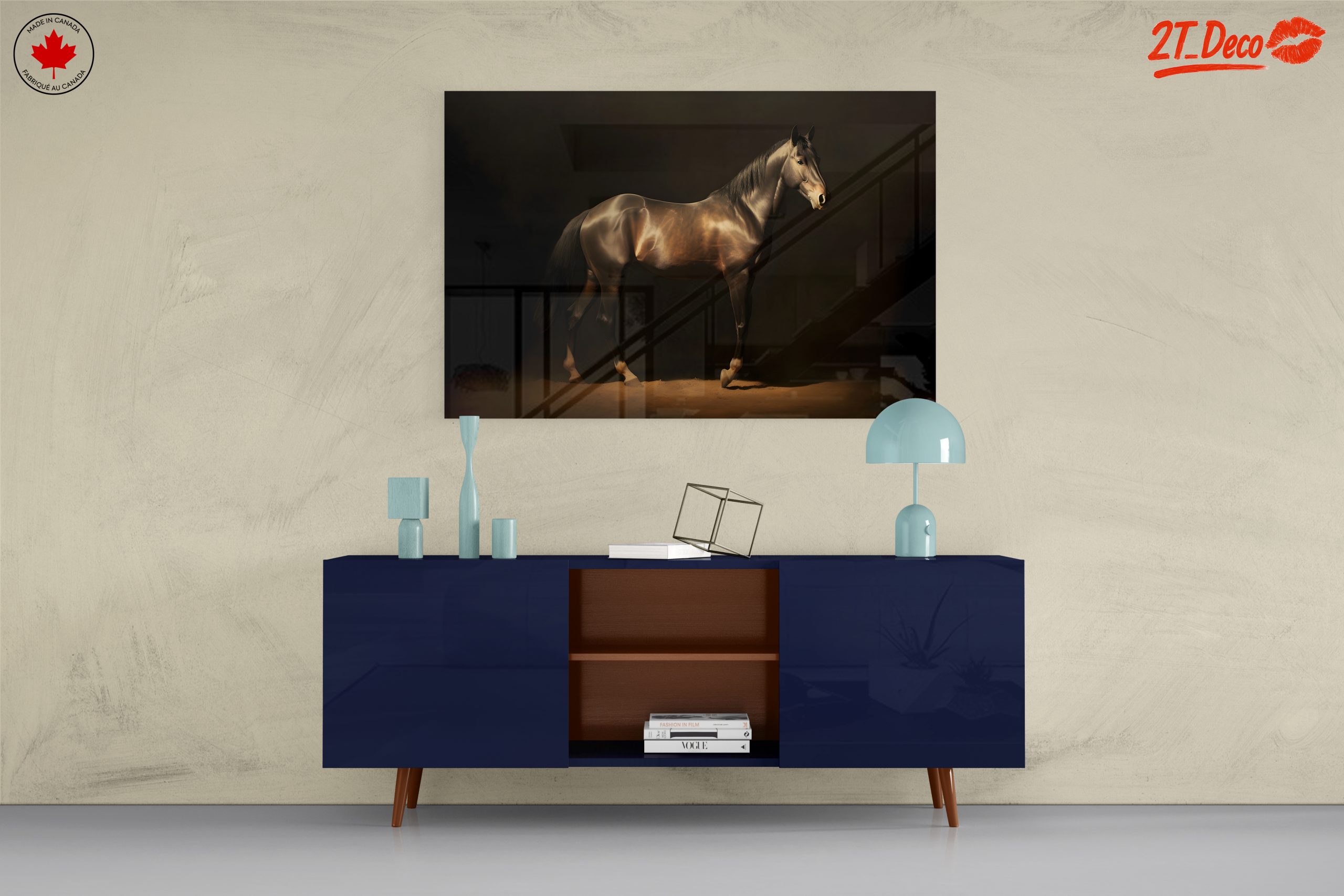 Majestic Horse in Elegant Lighting Art - Image 8