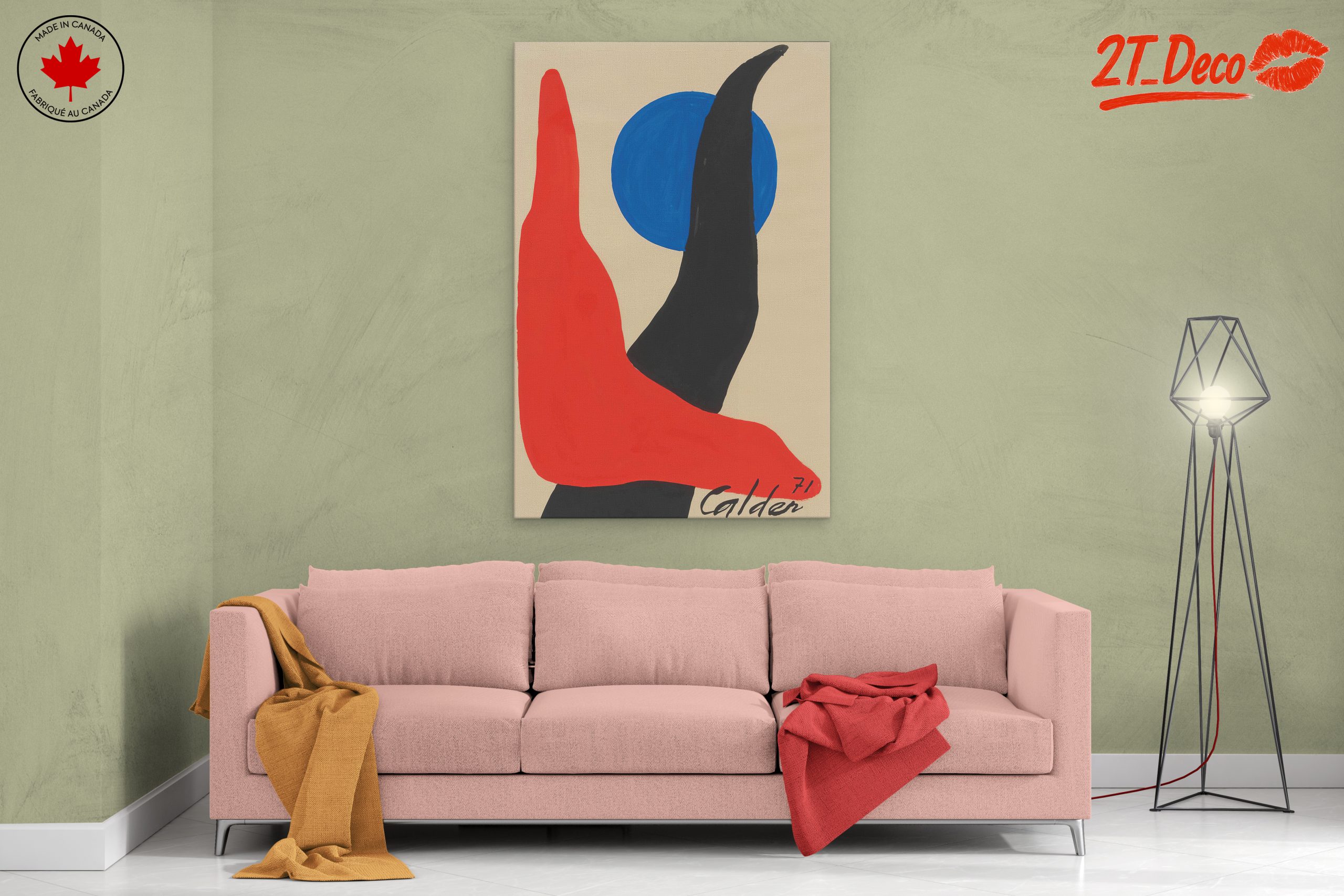 Vibrant Modern Abstract Figure Art 3 - Image 2