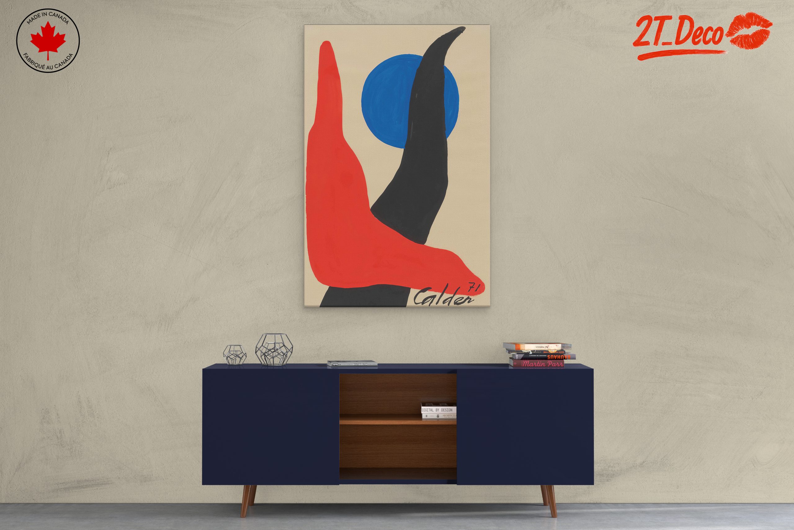 Vibrant Modern Abstract Figure Art 3 - Image 3