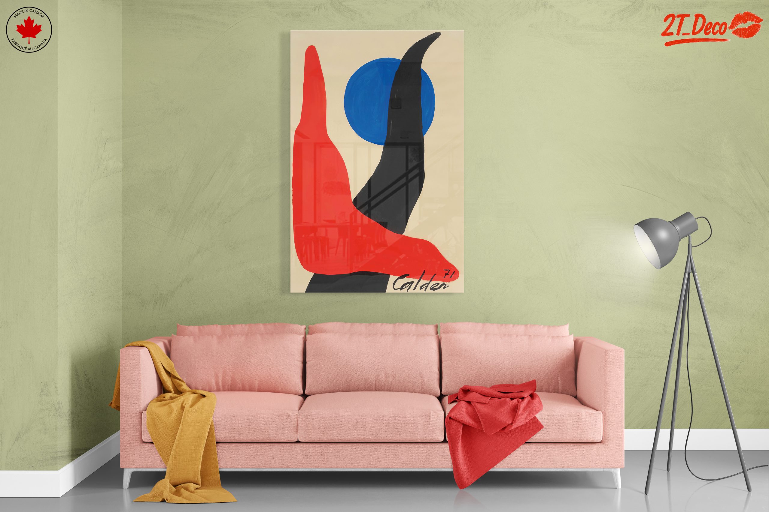 Vibrant Modern Abstract Figure Art 3 - Image 7