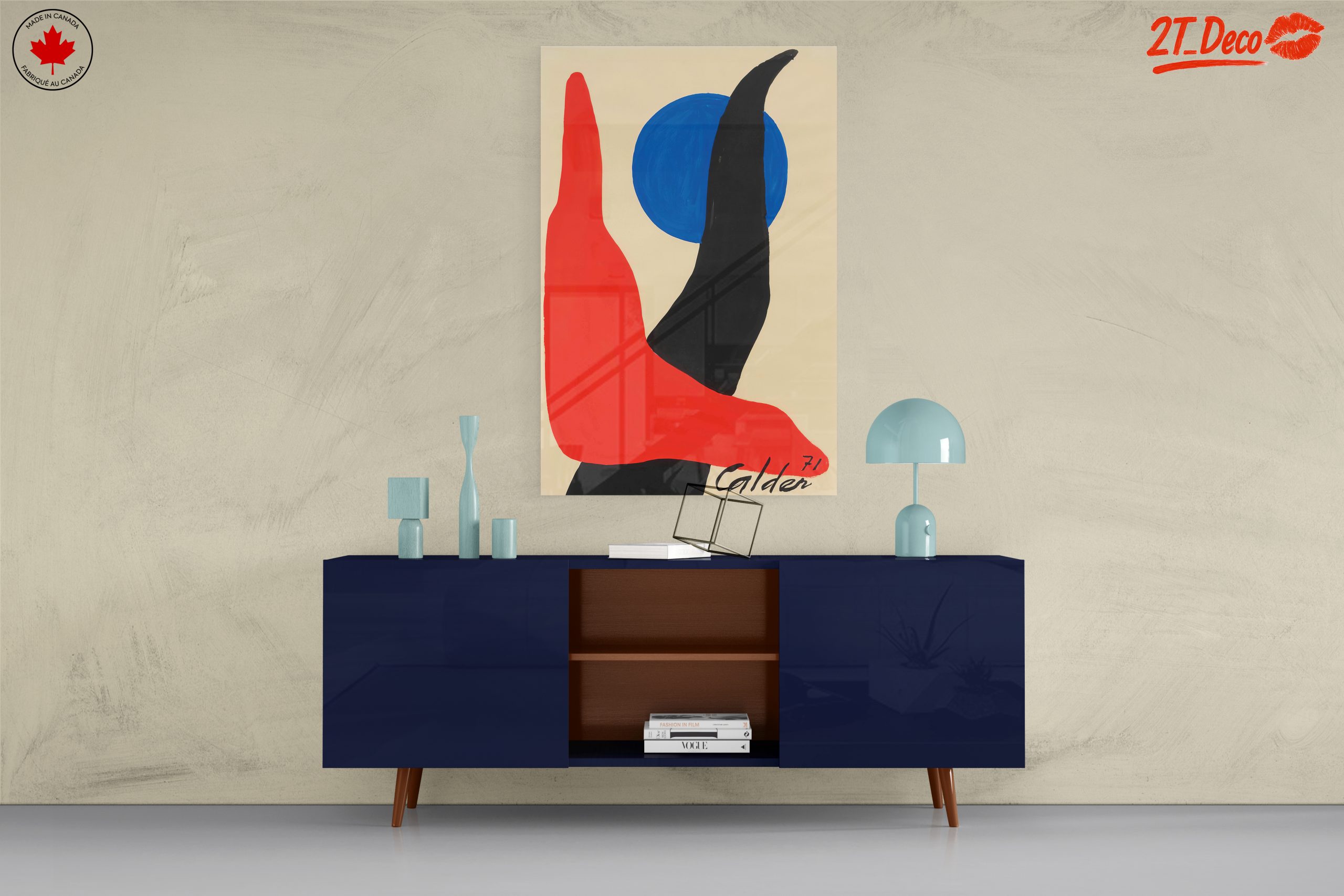Vibrant Modern Abstract Figure Art 3 - Image 8