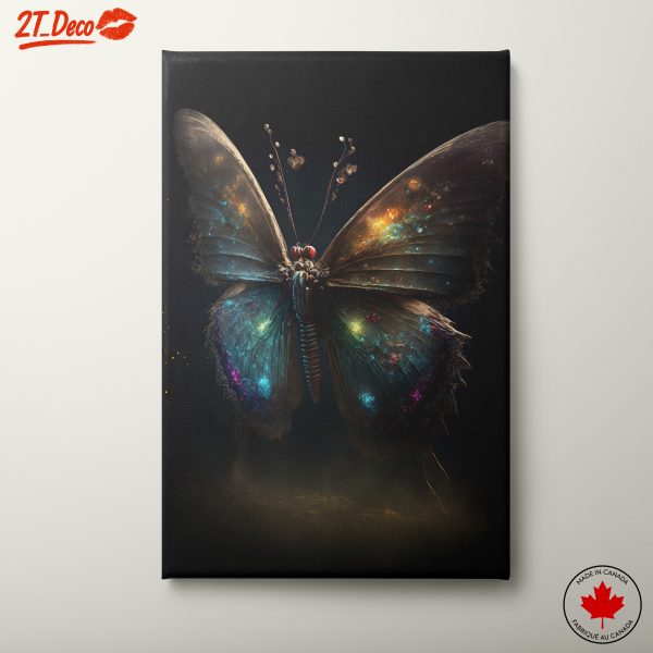 Stunning Butterfly with Cosmic Details Art