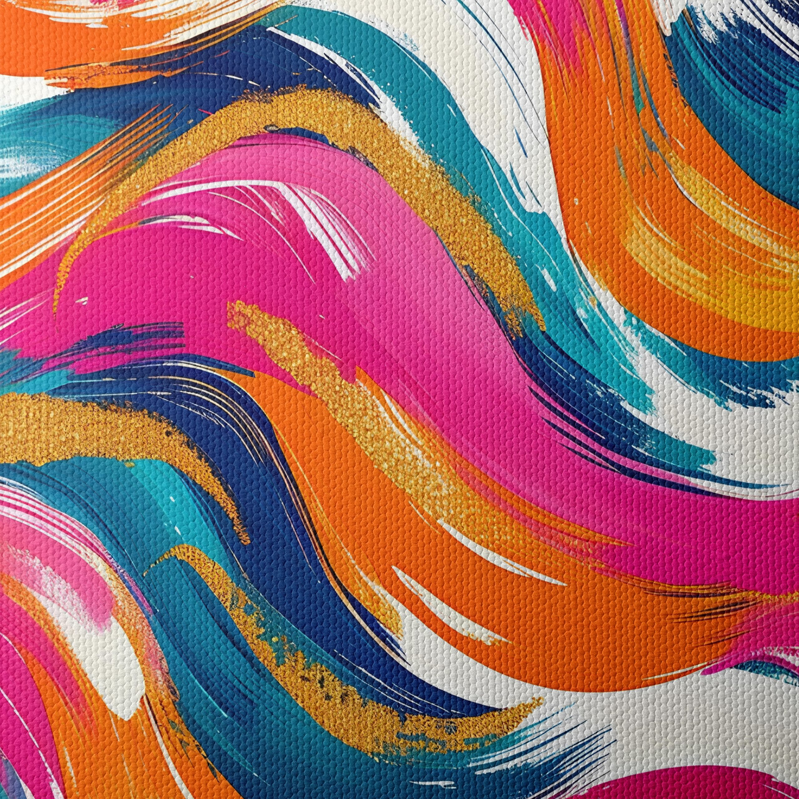 Vibrant Abstract Waves in Bold Colors - Image 4
