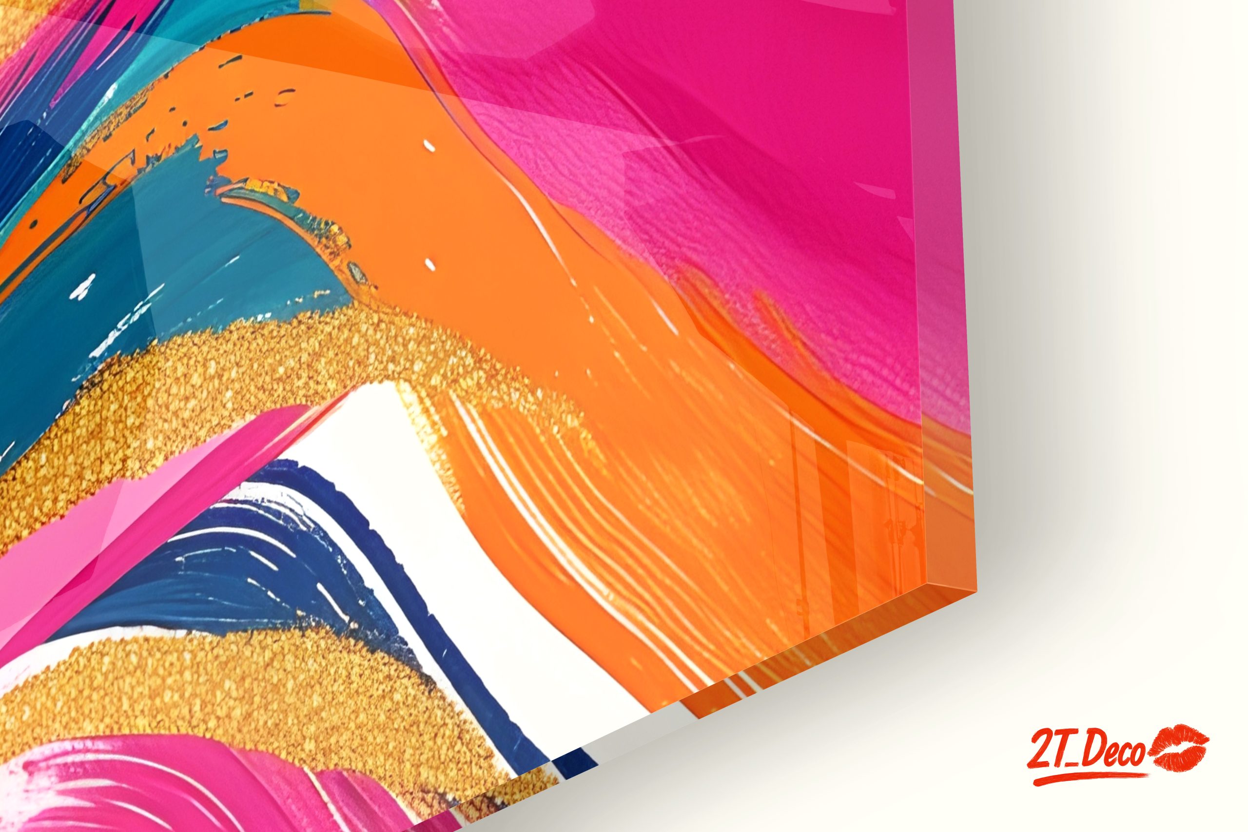 Vibrant Abstract Waves in Bold Colors - Image 9