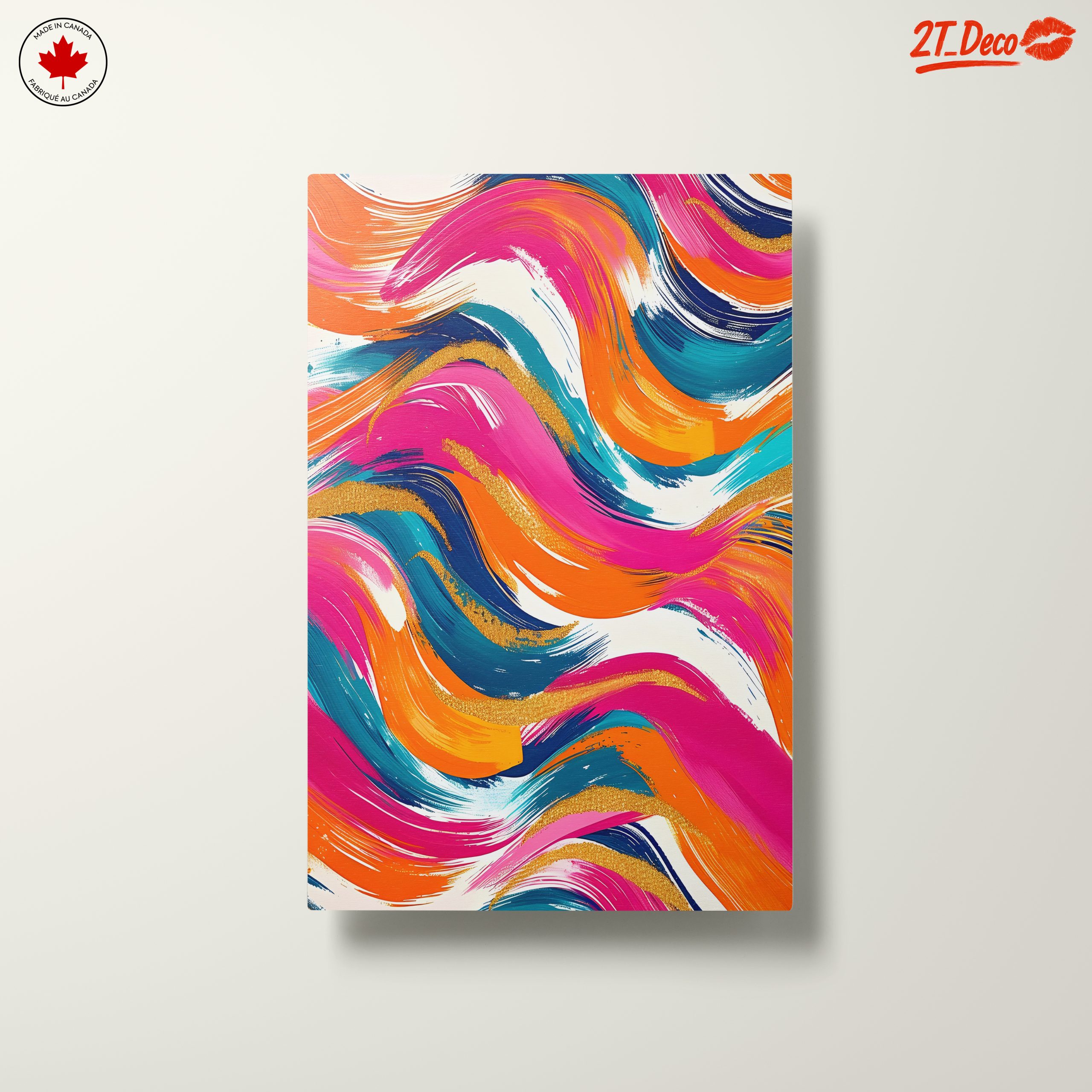 Vibrant Abstract Waves in Bold Colors - Image 10
