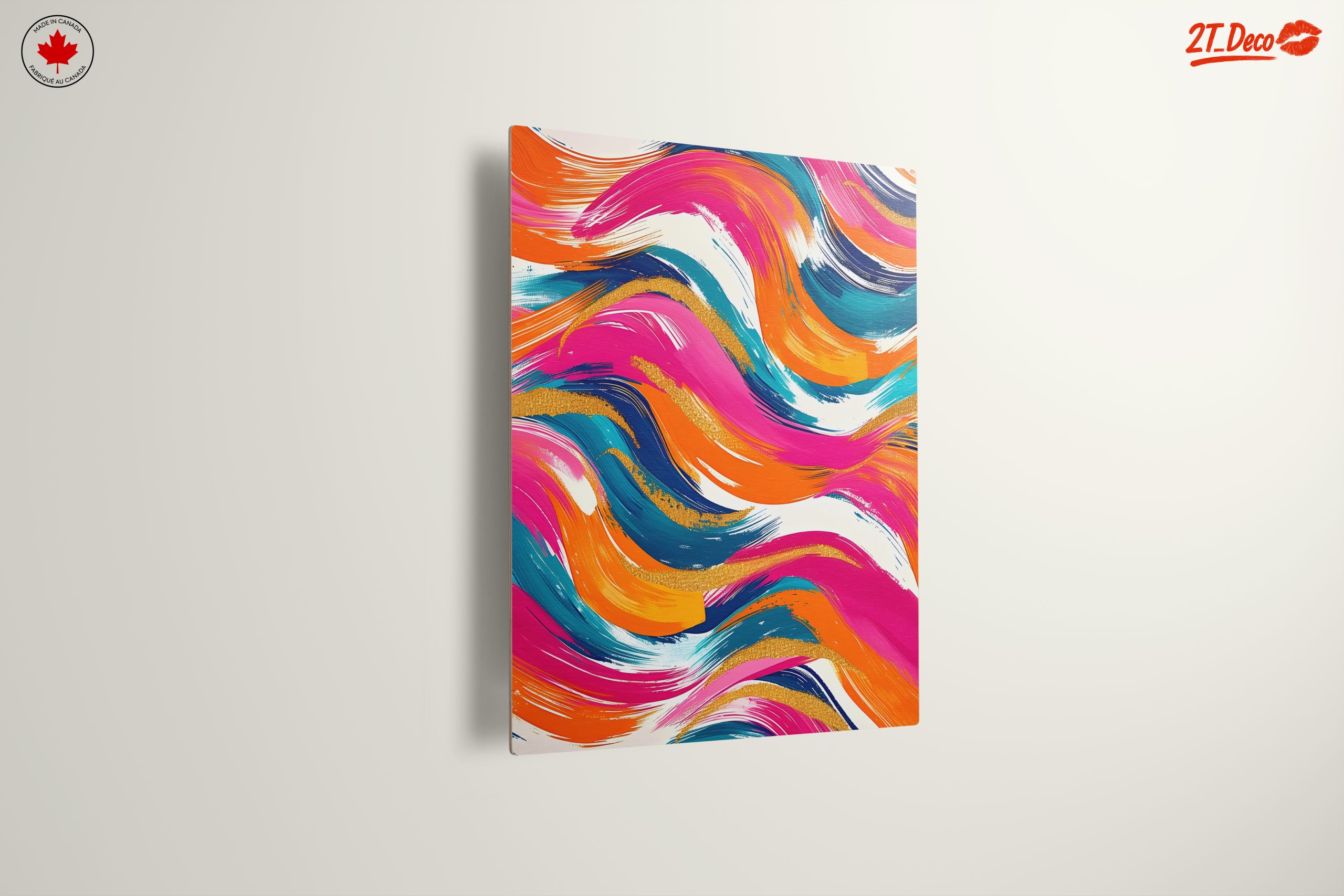 Vibrant Abstract Waves in Bold Colors - Image 13