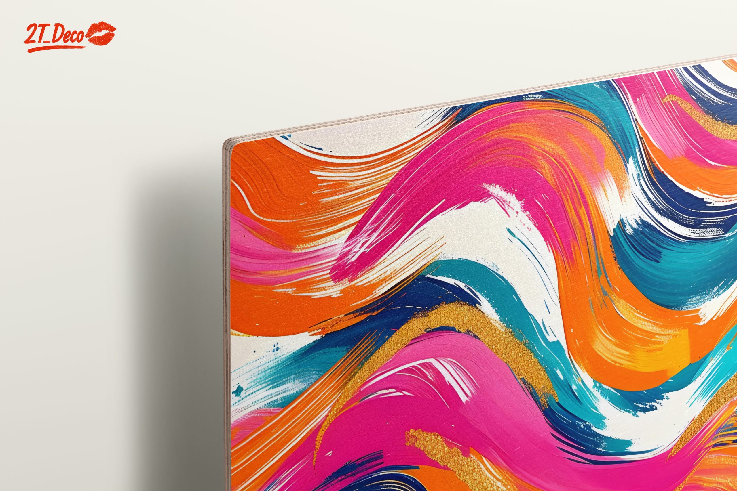 Vibrant Abstract Waves in Bold Colors - Image 15