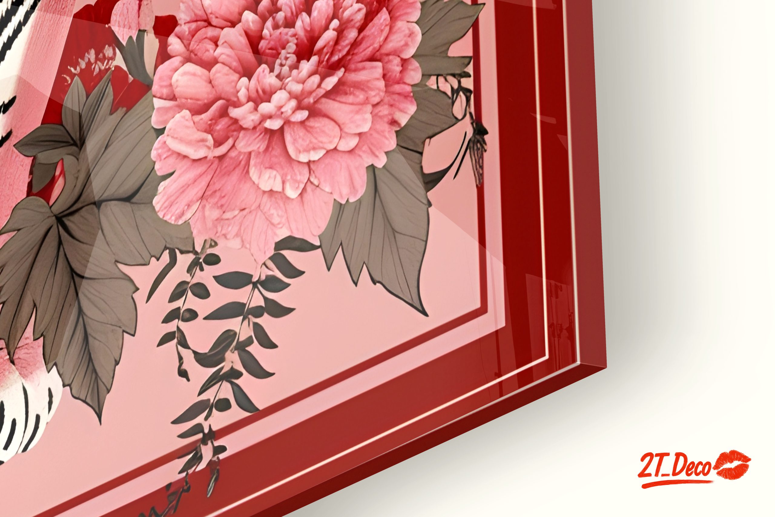 Stylized Tiger Among Floral Elements - Image 9