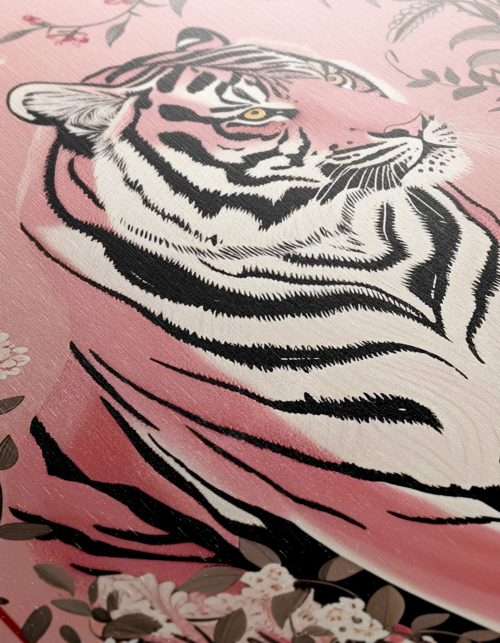 Stylized Tiger Among Floral Elements - Image 12