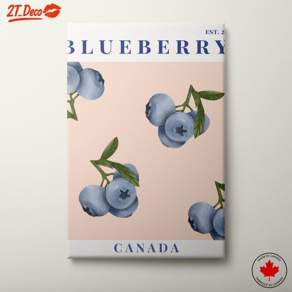 Blueberry Abstract Art for Modern Kitchens