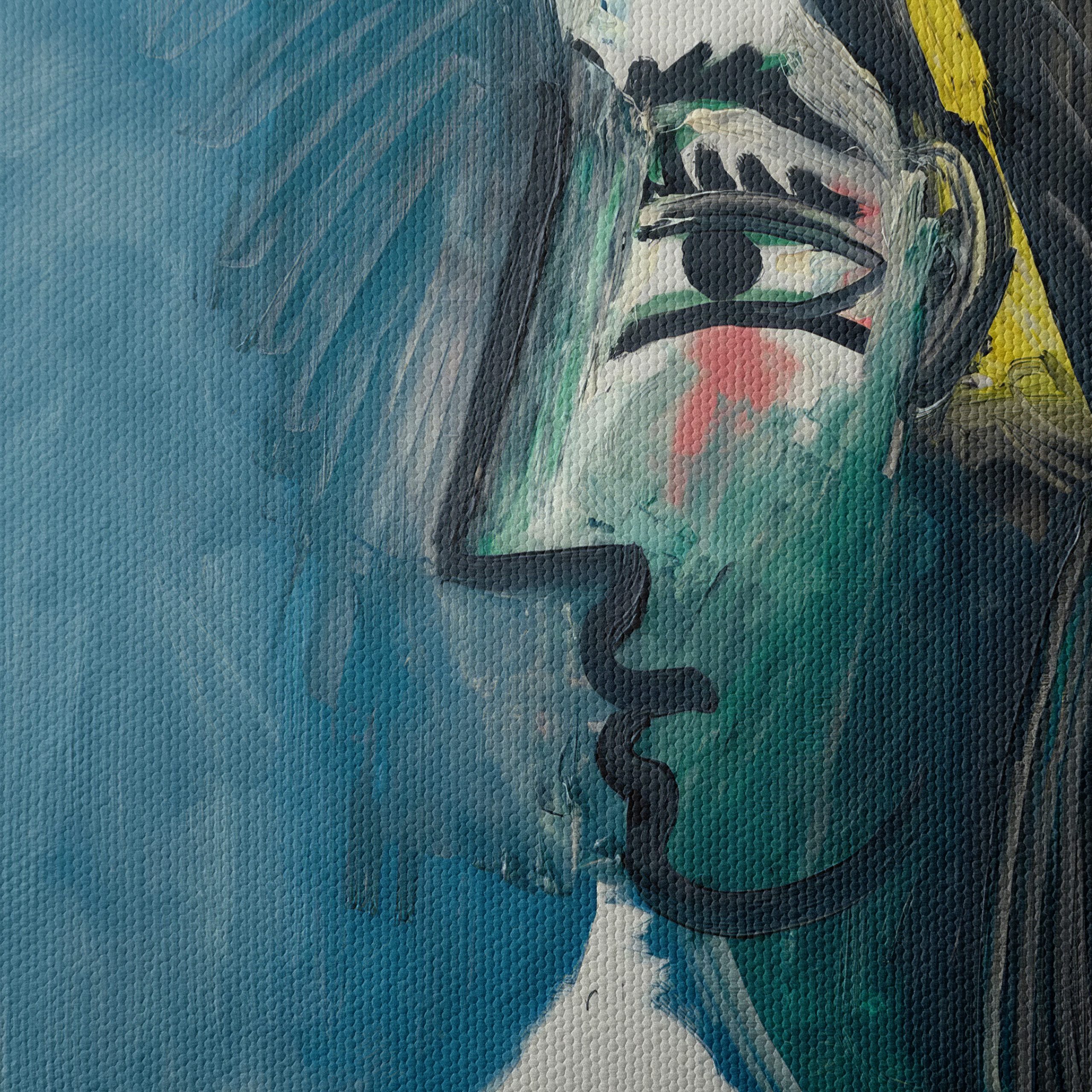 Bold Abstract Figure with Colorful Elements - Image 4
