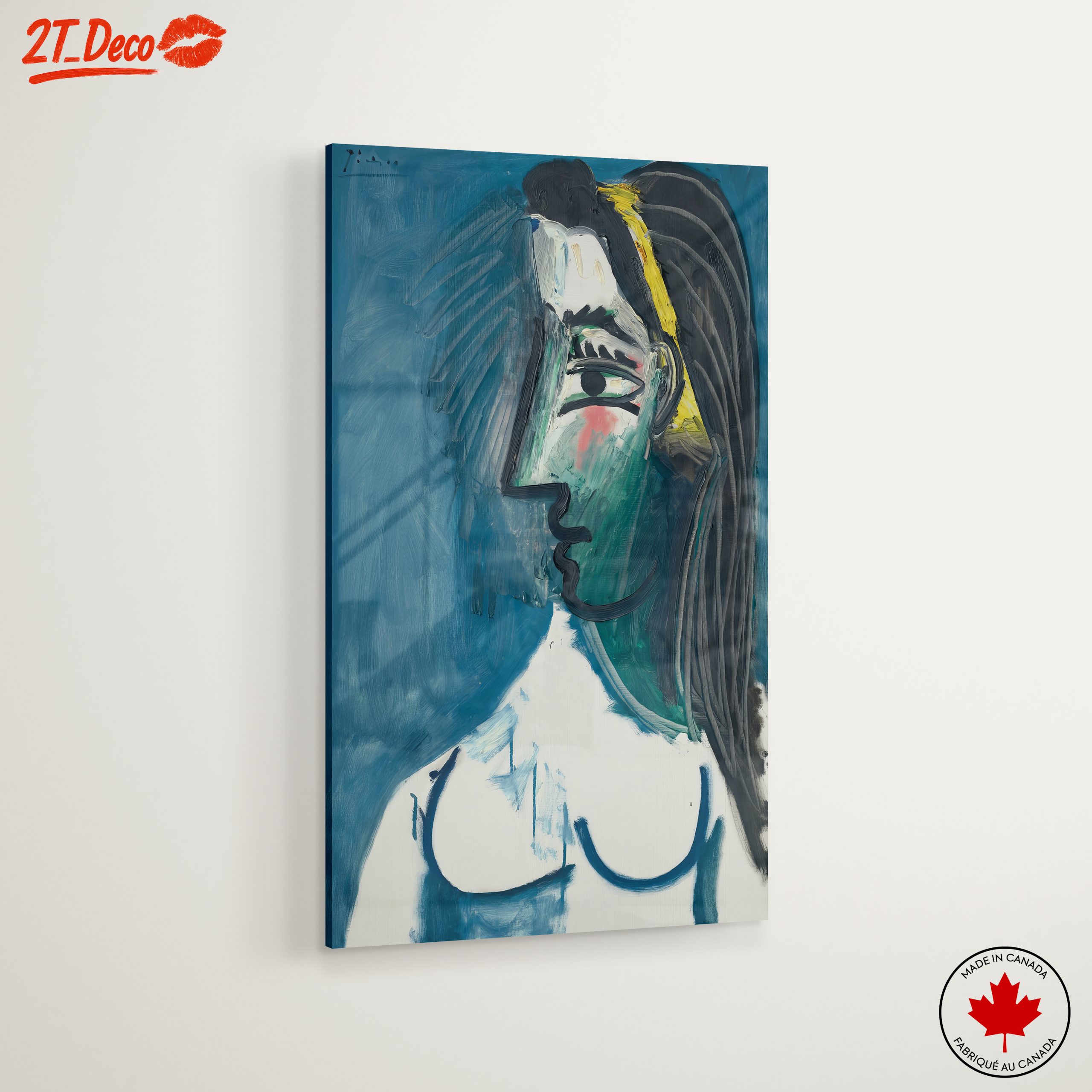 Bold Abstract Figure with Colorful Elements - Image 6