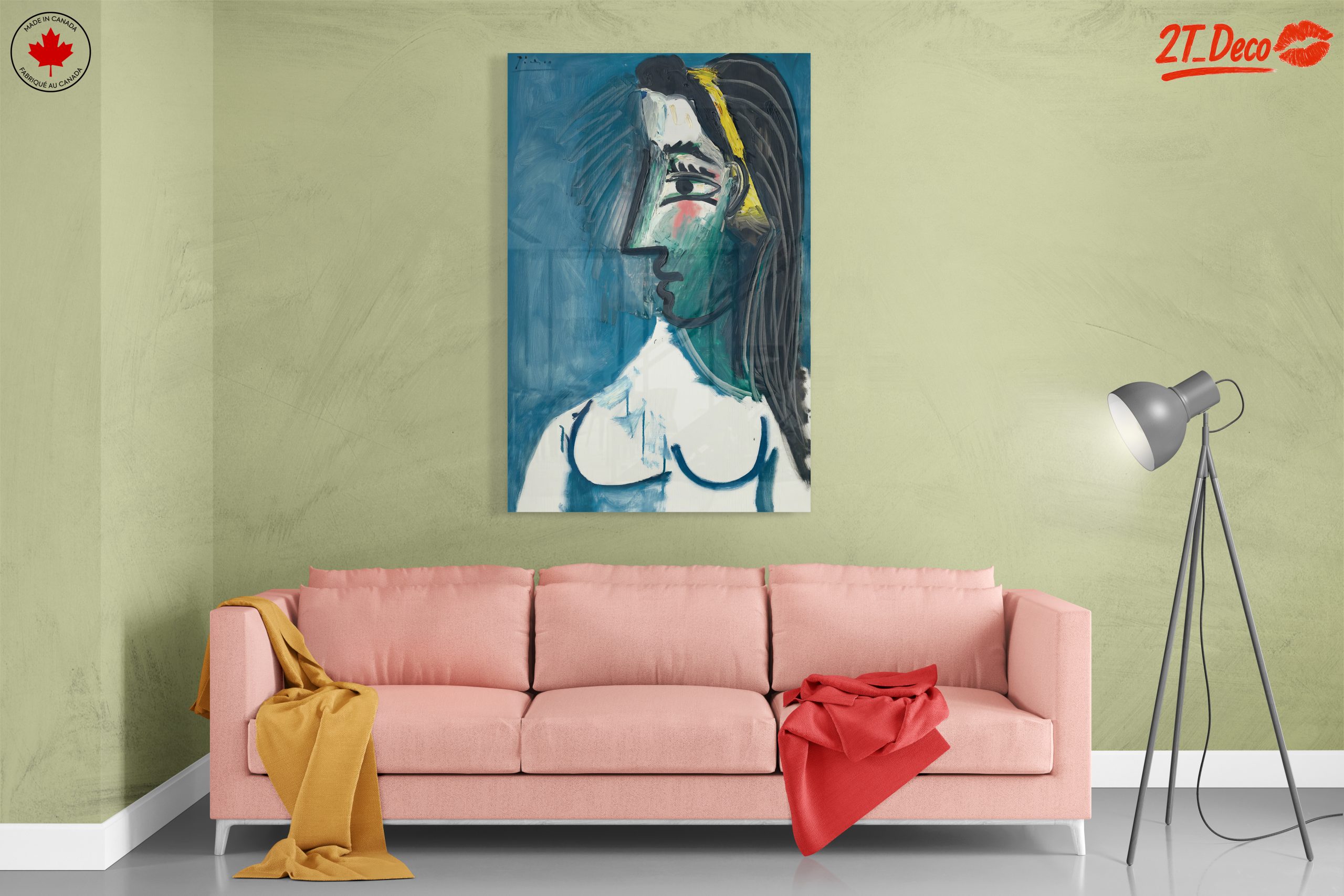 Bold Abstract Figure with Colorful Elements - Image 7