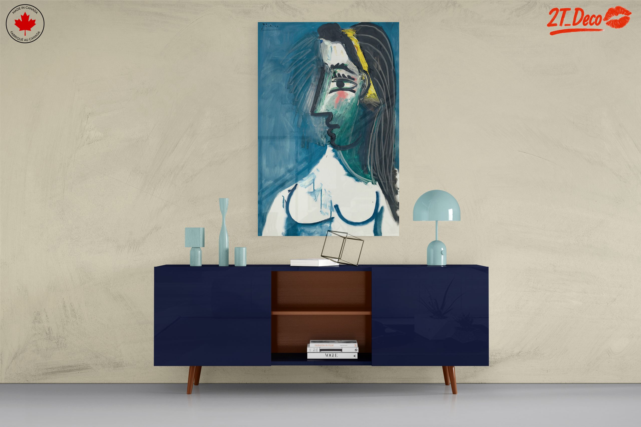Bold Abstract Figure with Colorful Elements - Image 8