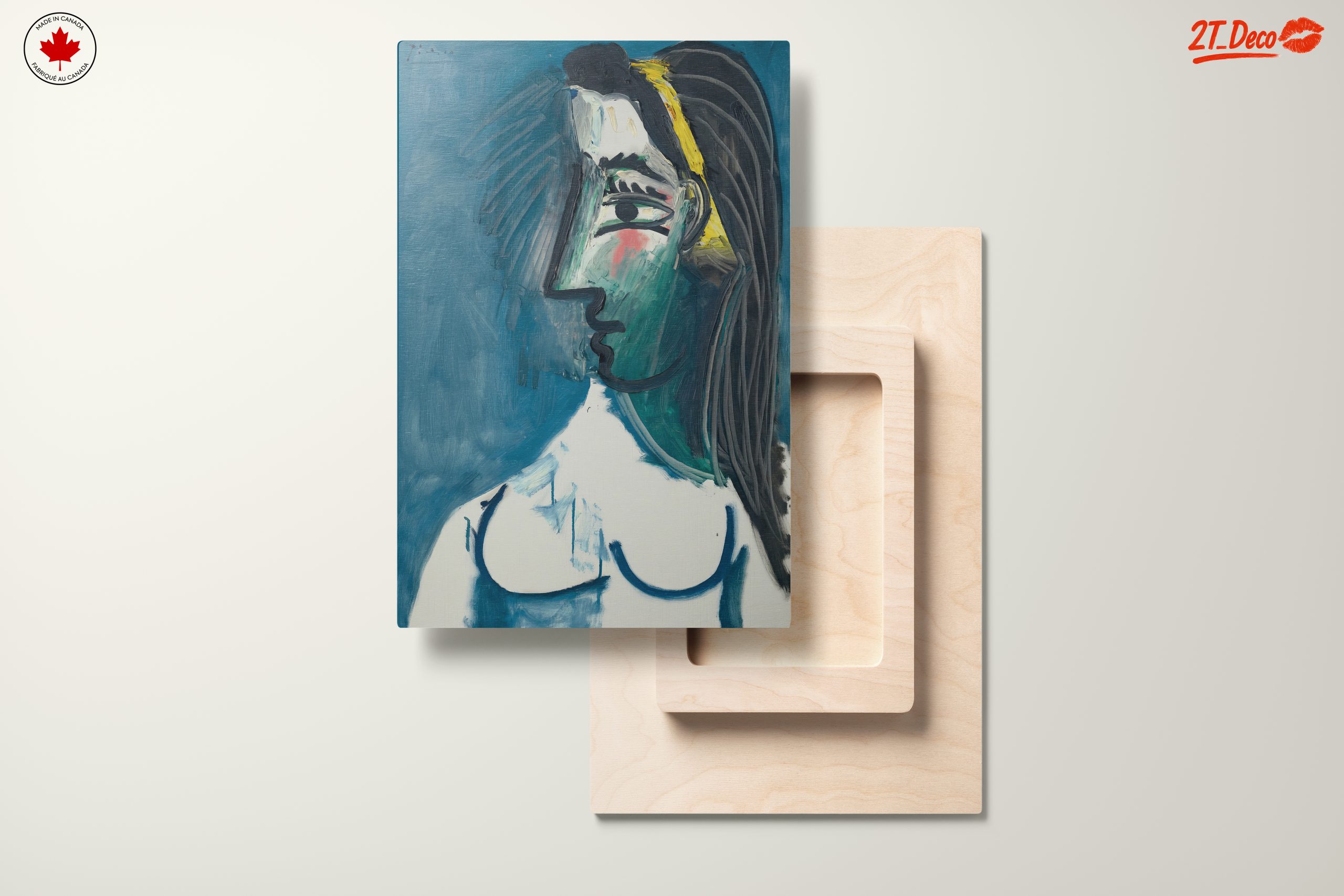 Bold Abstract Figure with Colorful Elements - Image 11